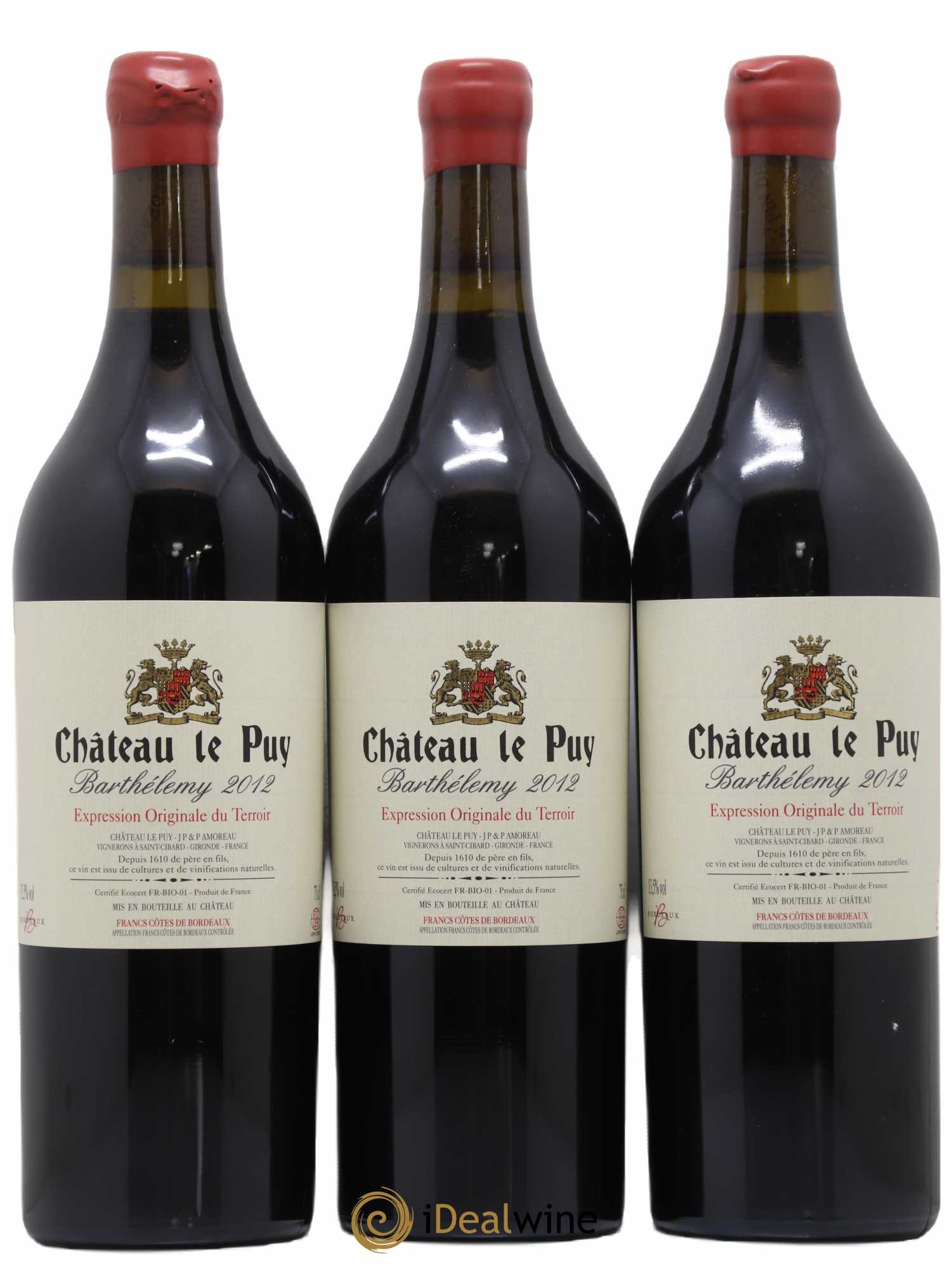 Le Puy - Cuvée Barthélemy 2012 - Lot de 12 bouteilles - 3