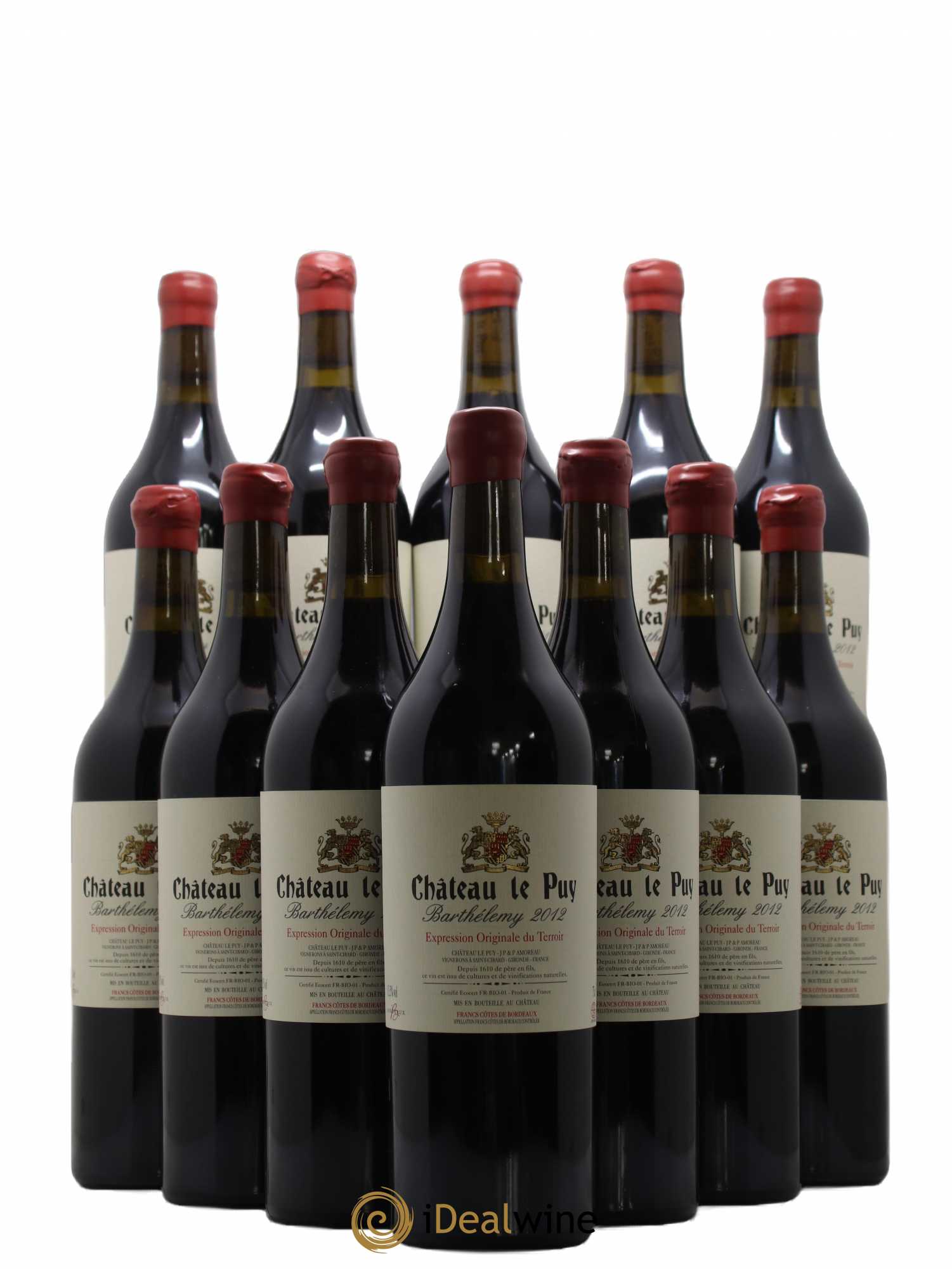 Le Puy - Cuvée Barthélemy 2012 - Lot de 12 bouteilles - 0