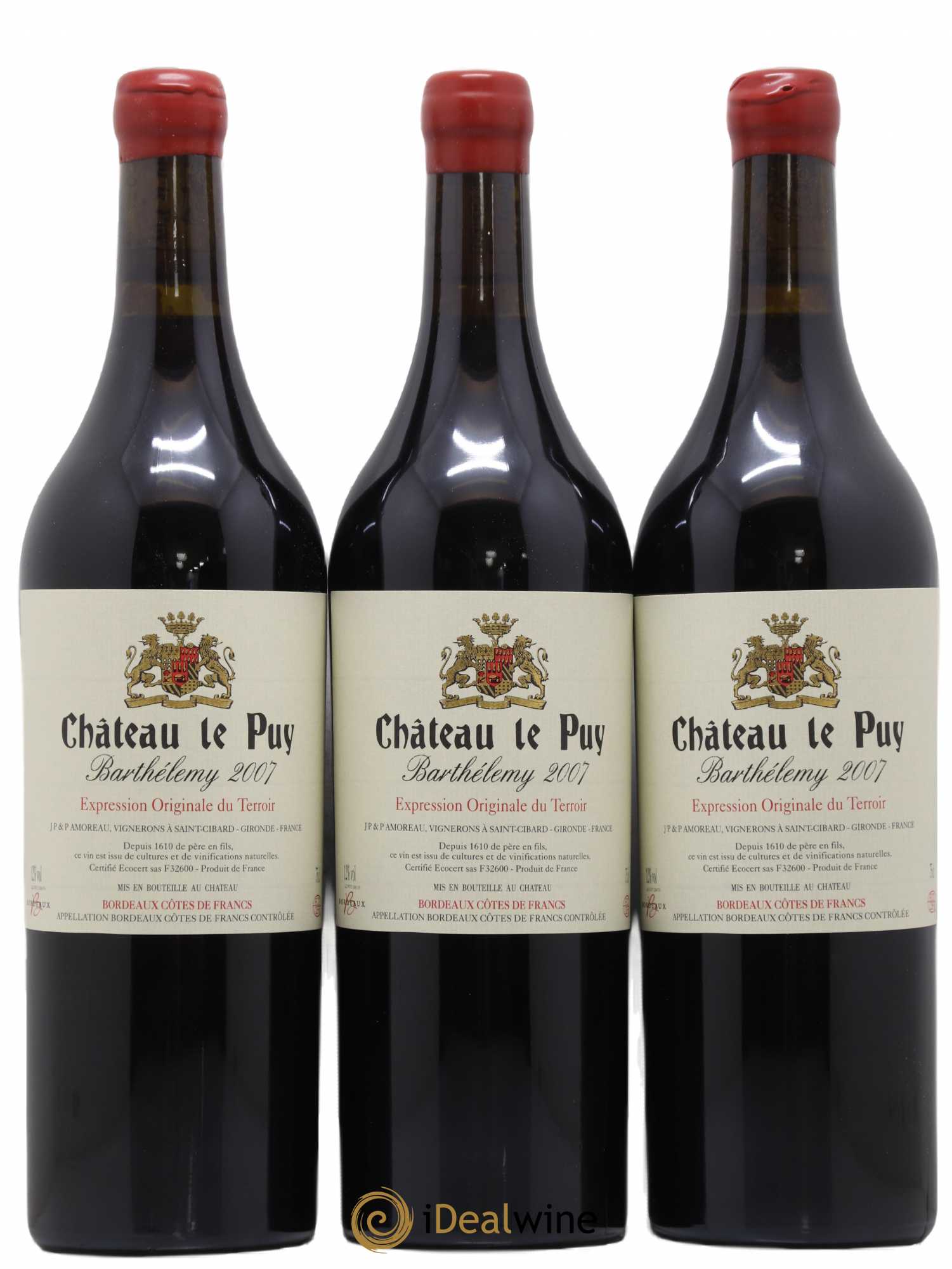 Le Puy - Cuvée Barthélemy 2007 - Lot of 12 bottles - 1