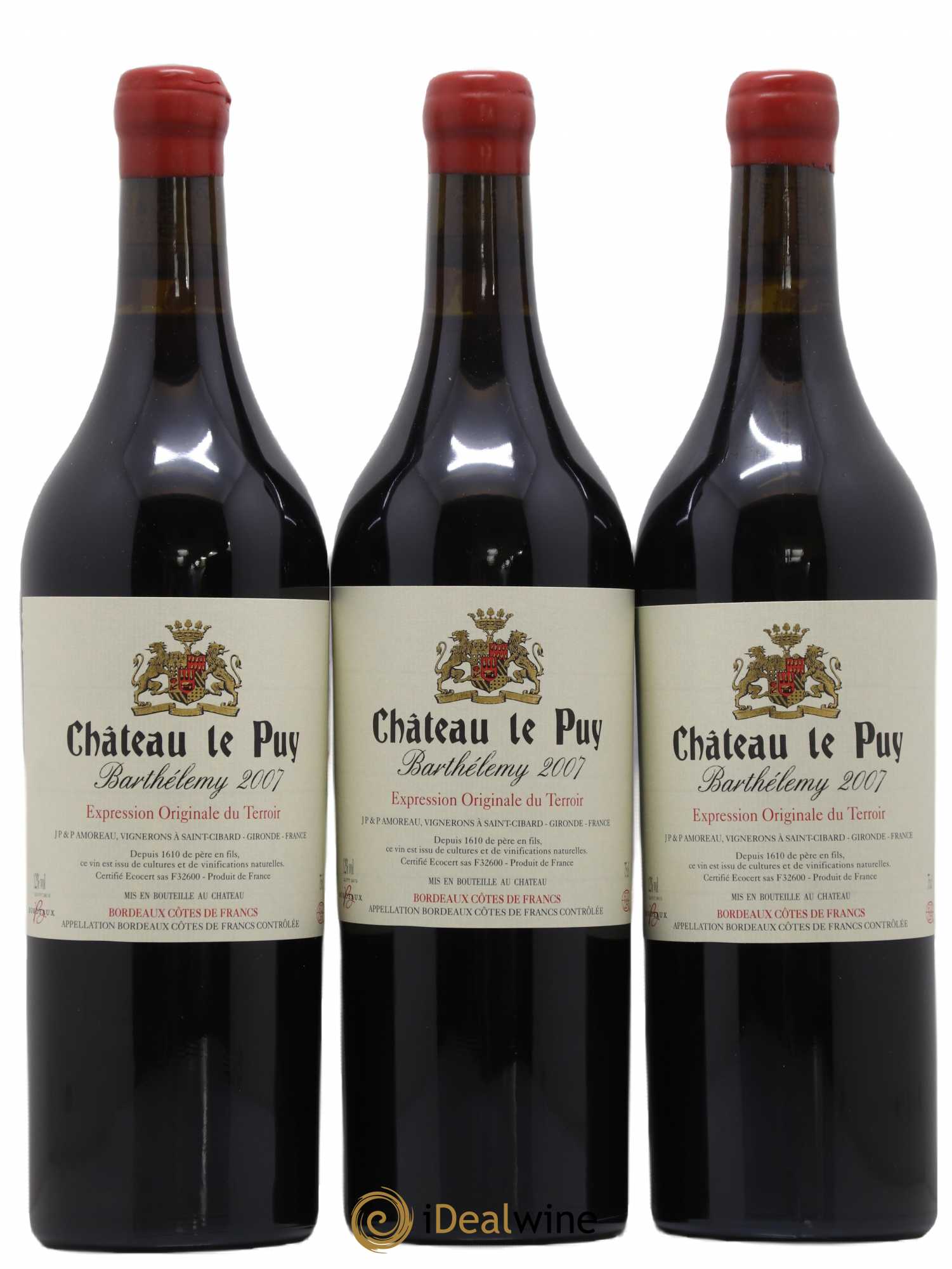 Le Puy - Cuvée Barthélemy 2007 - Lot of 12 bottles - 3