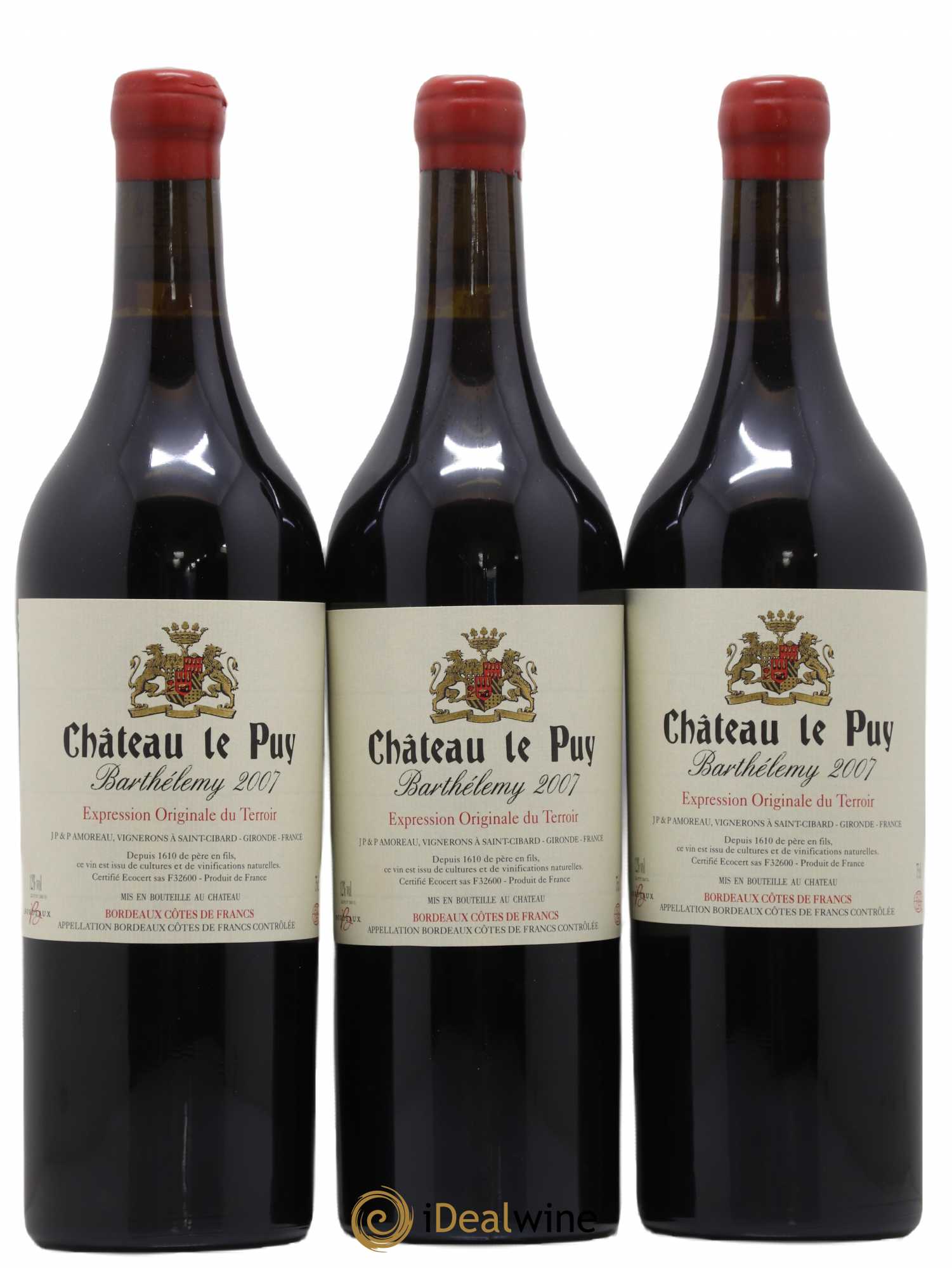 Le Puy - Cuvée Barthélemy 2007 - Lot of 12 bottles - 4