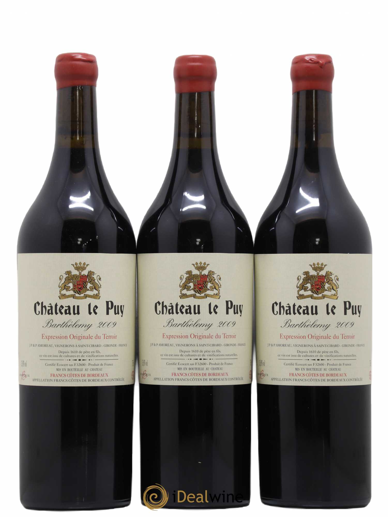 Le Puy - Cuvée Barthélemy 2009 - Lot de 12 bouteilles - 2
