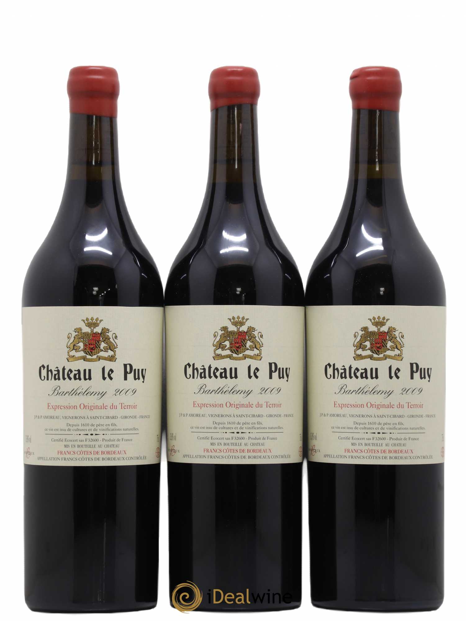 Le Puy - Cuvée Barthélemy 2009 - Lot de 12 bouteilles - 3