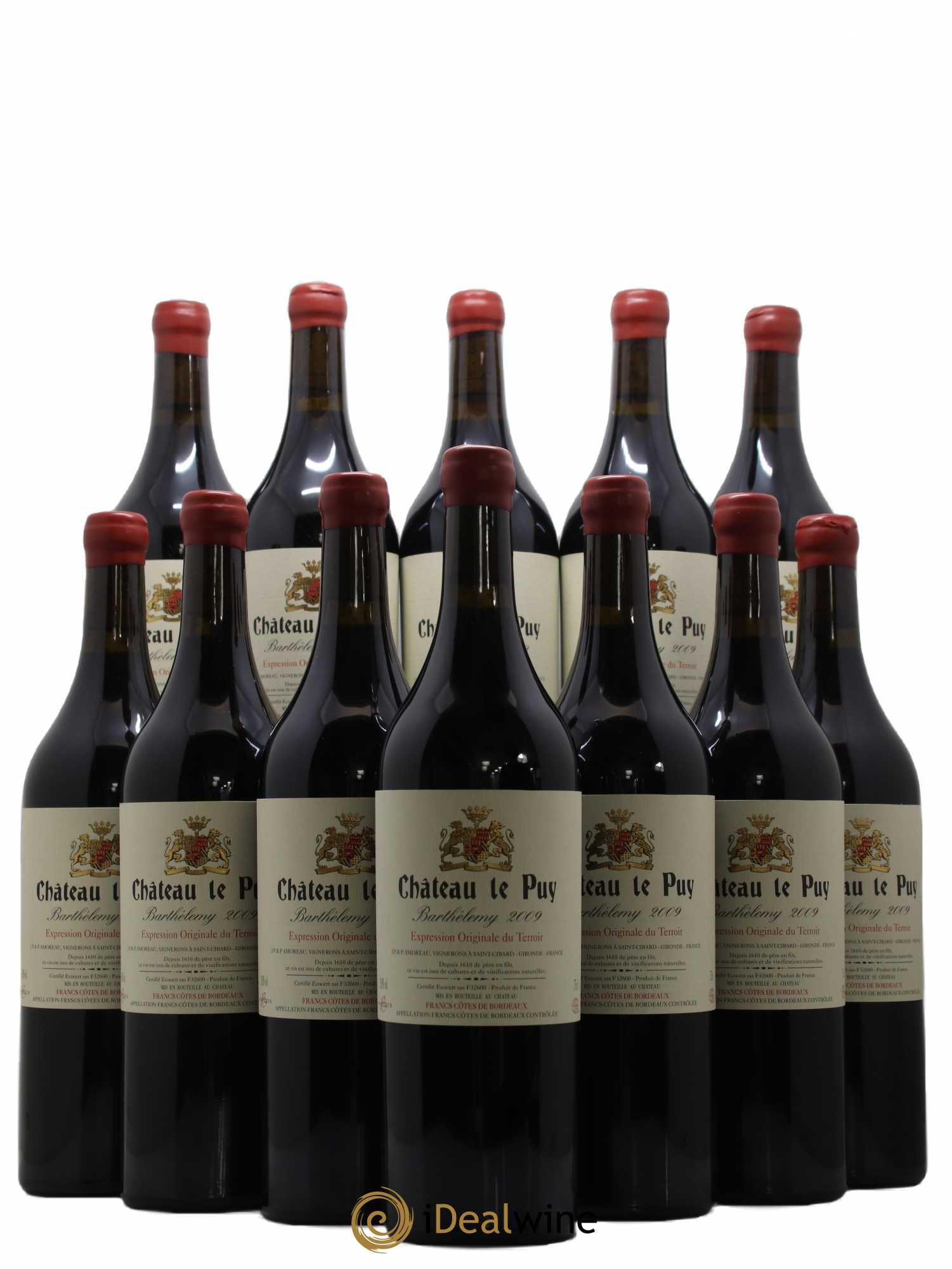 Le Puy - Cuvée Barthélemy 2009 - Lot de 12 bouteilles - 0