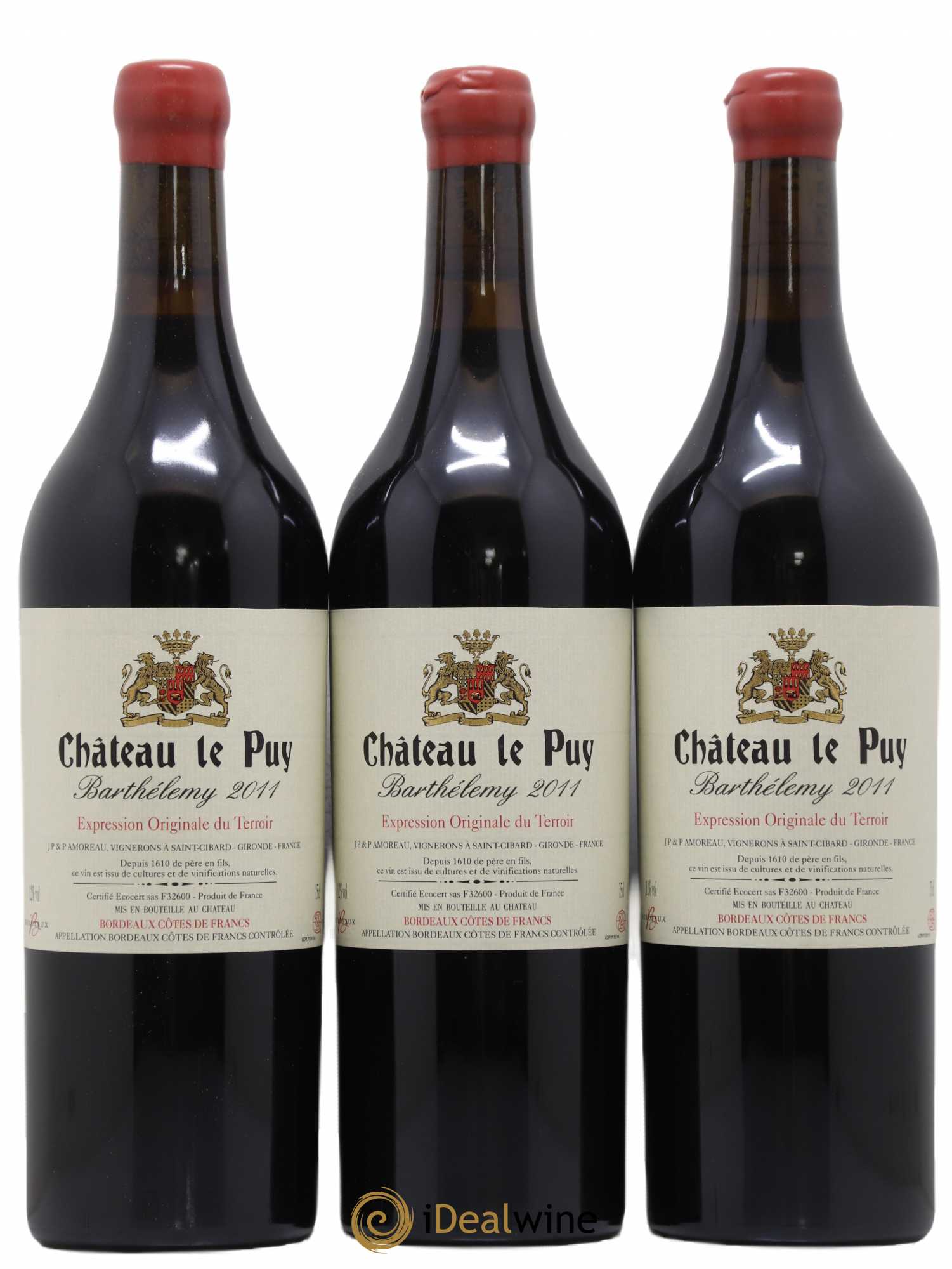 Le Puy - Cuvée Barthélemy 2011 - Lot de 12 bouteilles - 2