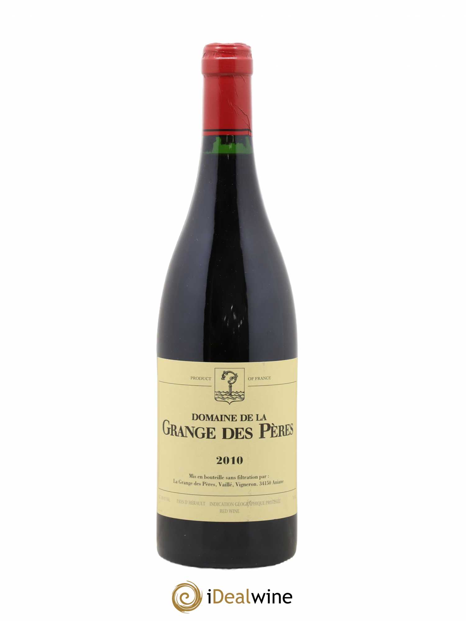 Pays d'Hérault Grange des Pères Laurent Vaillé 2010 - Lot de 1 bouteille - 0