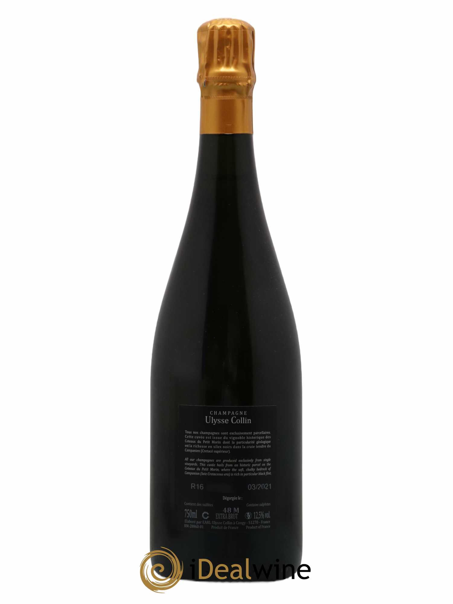 Les Roises Blanc de Blancs Extra-Brut Ulysse Collin 2016 - Lot de 1 bouteille - 1
