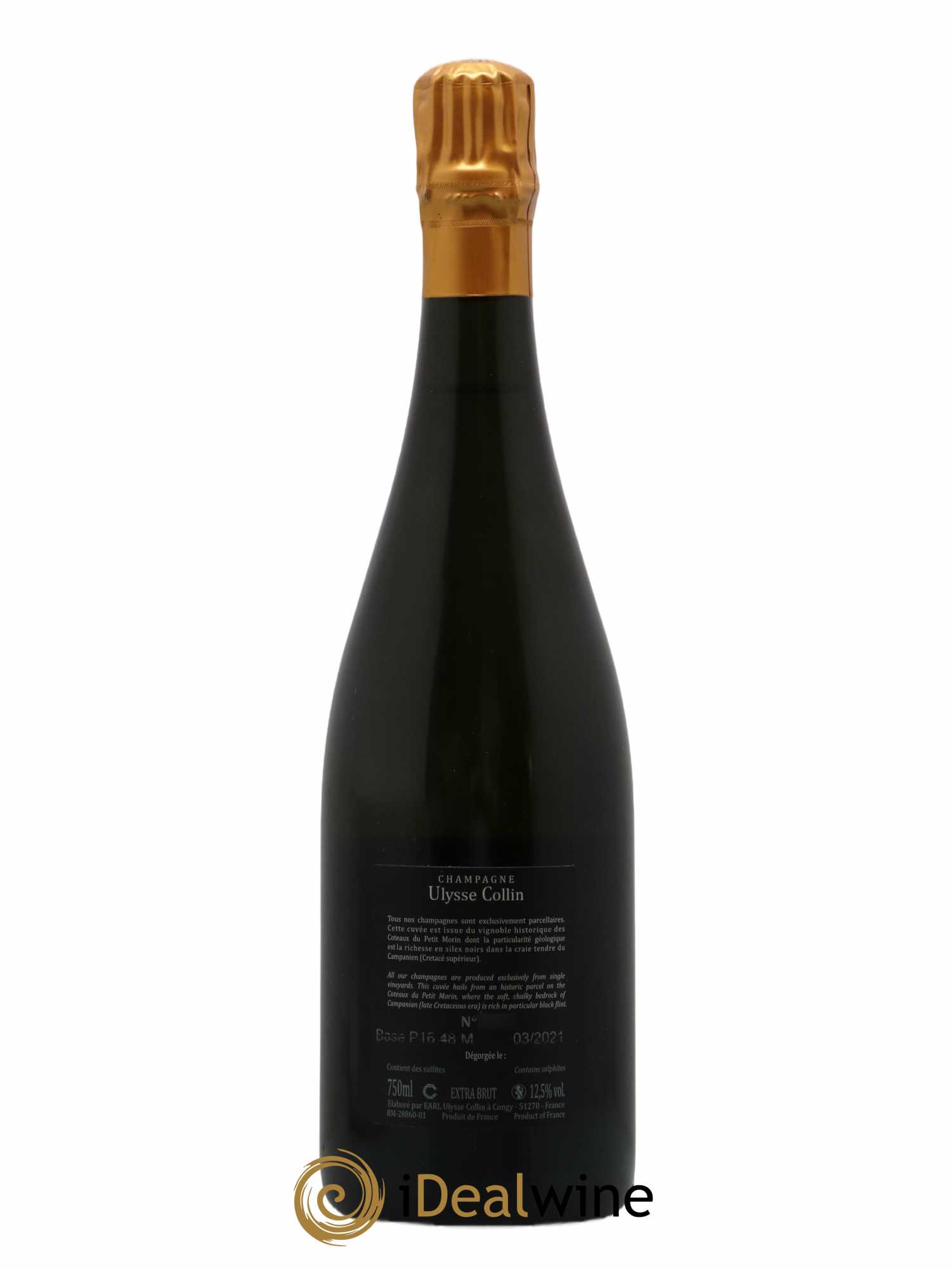 Les Pierrières Blancs de Blancs Extra-Brut Ulysse Collin - Lot de 1 bouteille - 1
