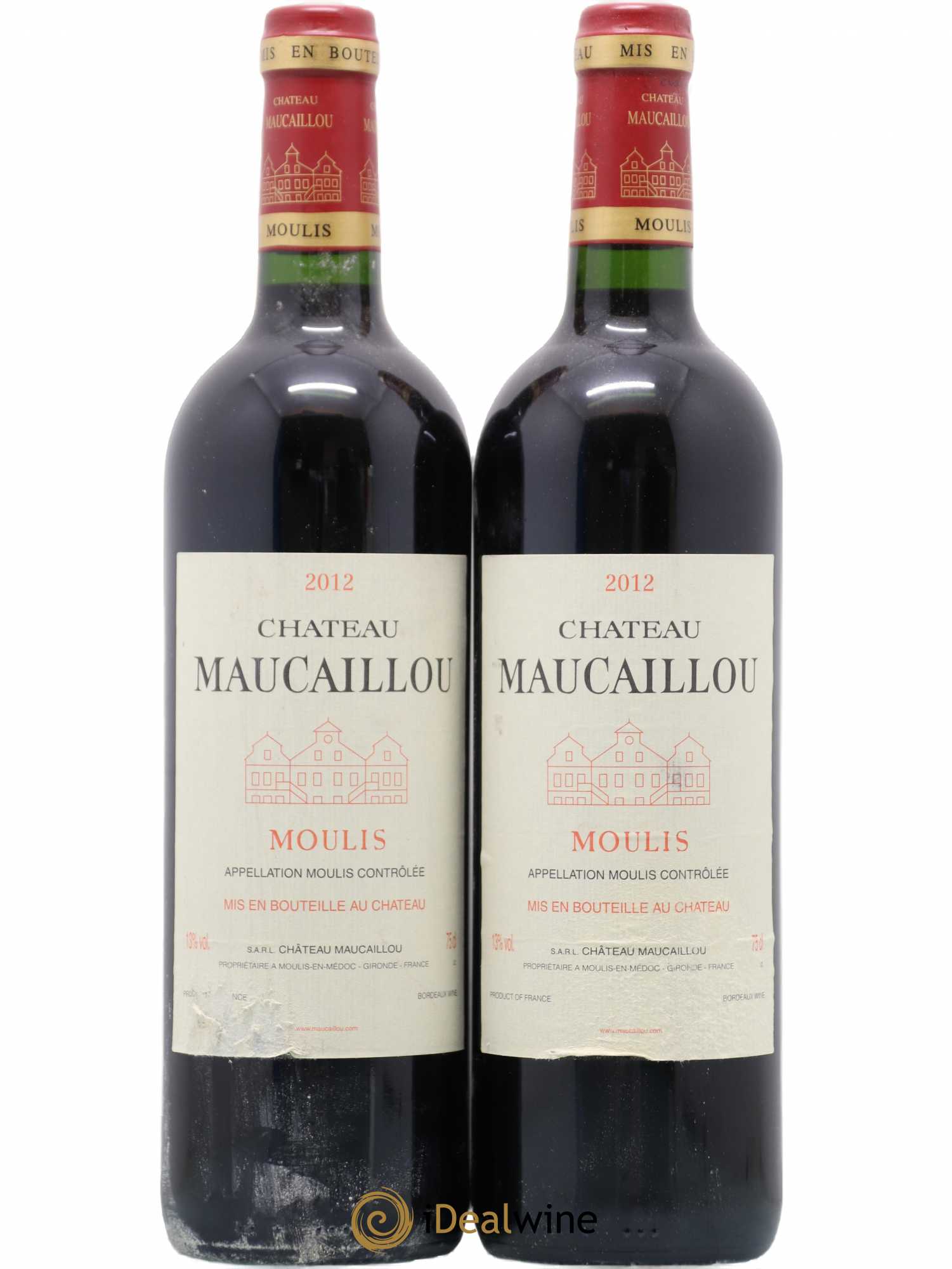 Château Maucaillou 2012 - Lot de 2 bouteilles - 0