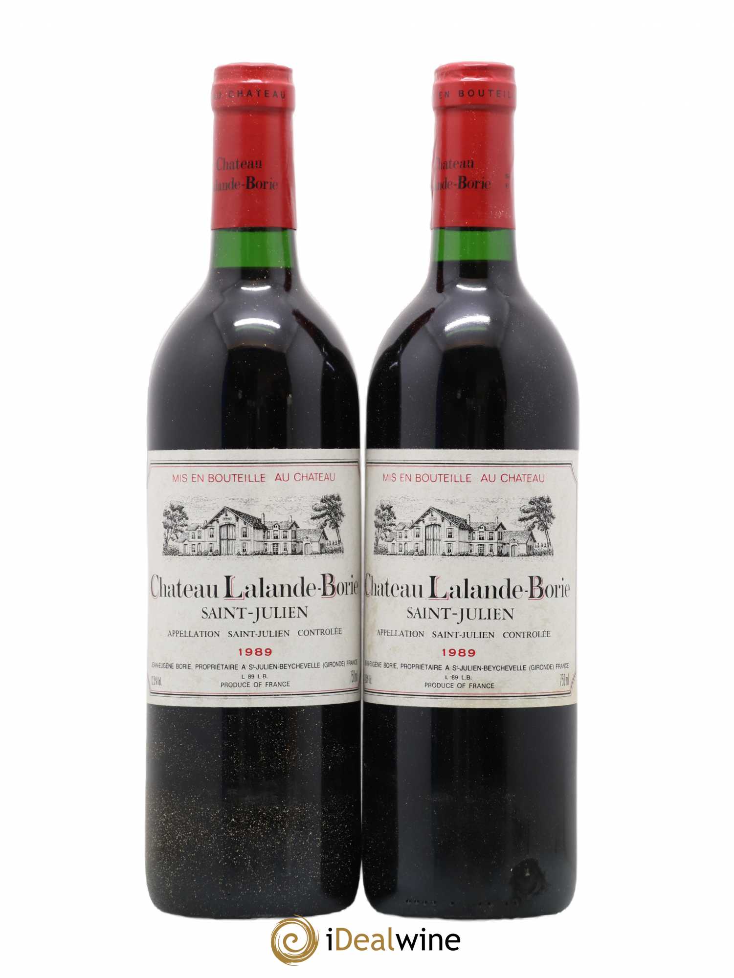 Château Lalande Borie 1989 - Lot de 2 bouteilles - 0