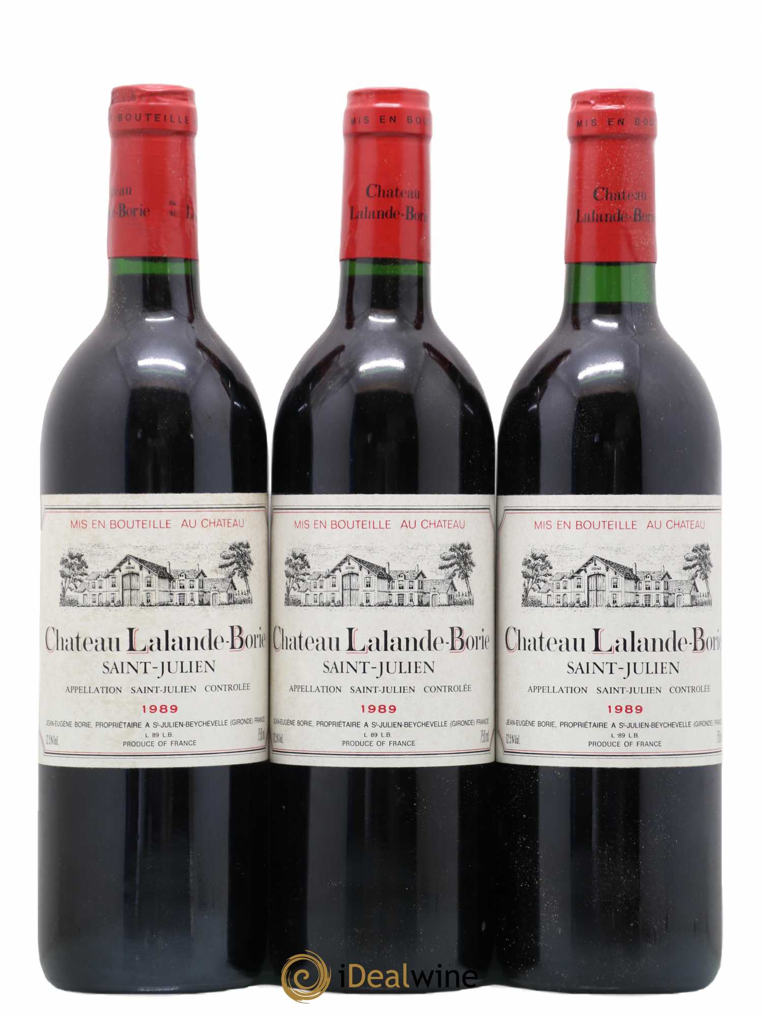 Château Lalande Borie 1989 - Lot de 6 bouteilles - 1