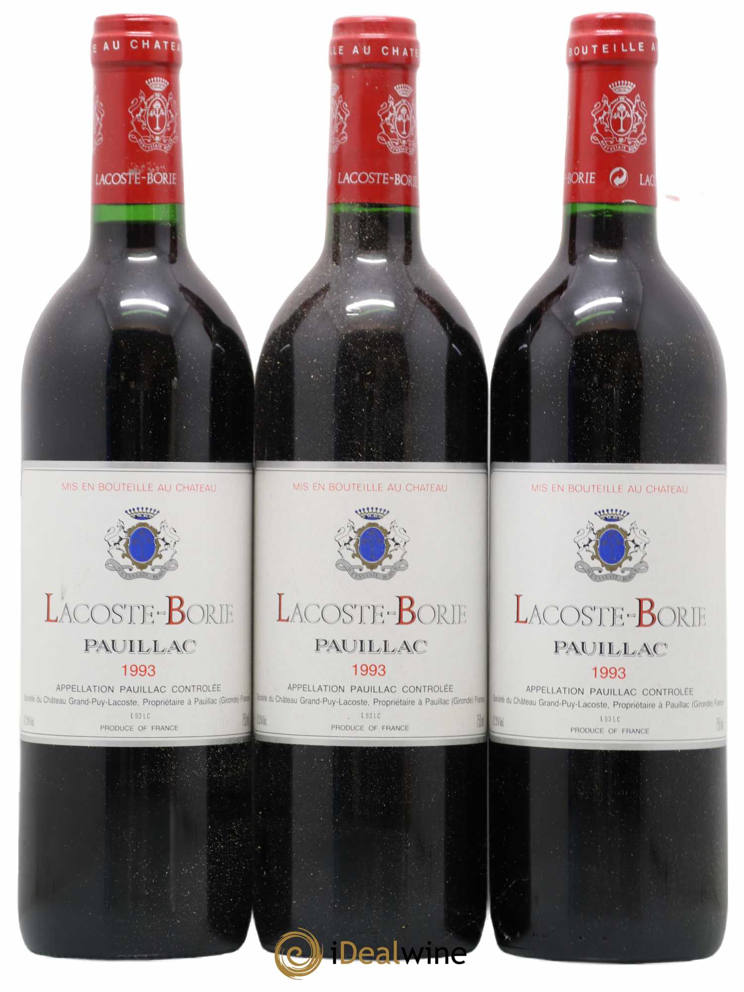 Lacoste Borie 1993 - Lot de 12 bouteilles - 2