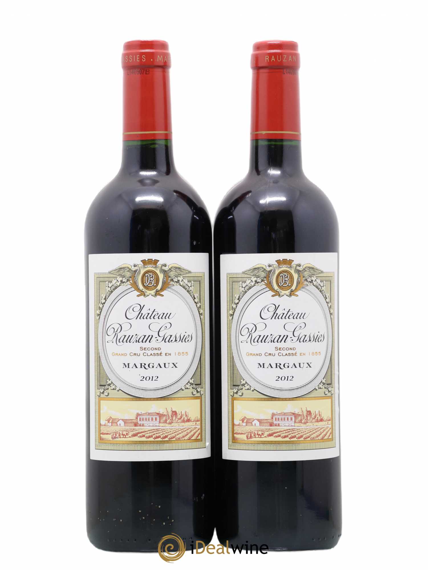 Château Rauzan-Gassies 2ème Grand Cru Classé 2012 - Lot de 2 bouteilles - 0