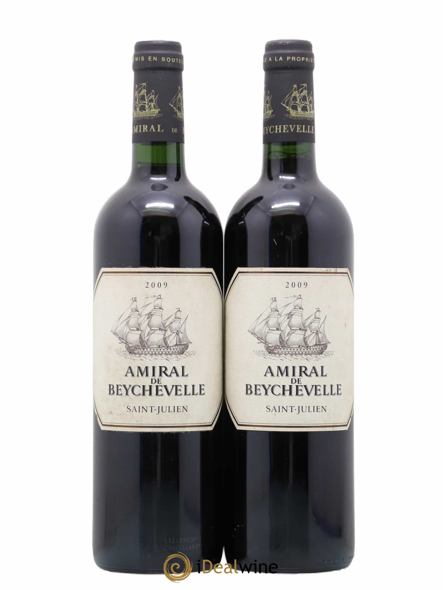 Amiral de Beychevelle Second Vin 2009 - Lot de 2 bouteilles - 0