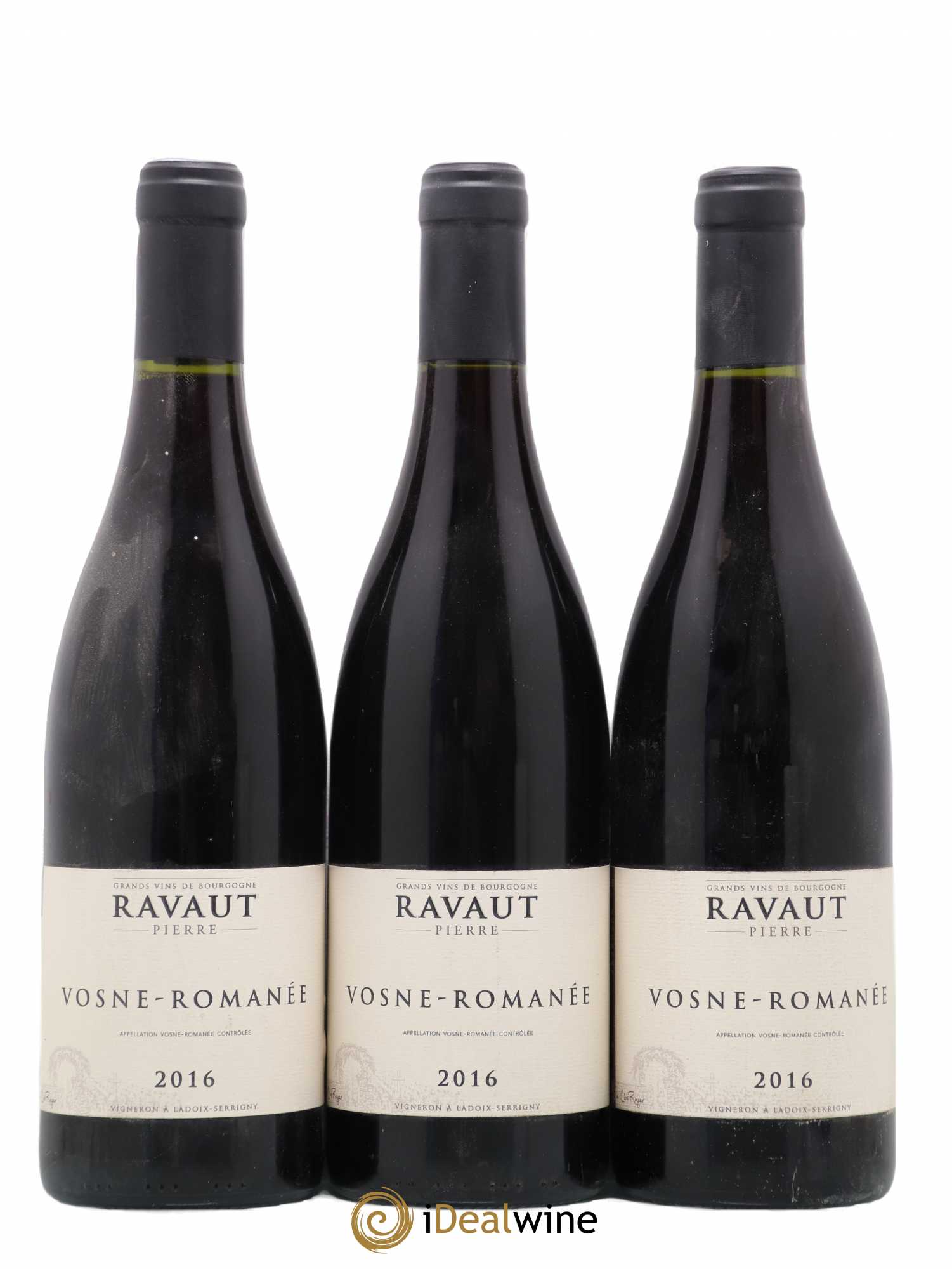 Vosne-Romanée Pierre Ravaut 2016 - Lot de 3 bouteilles - 0