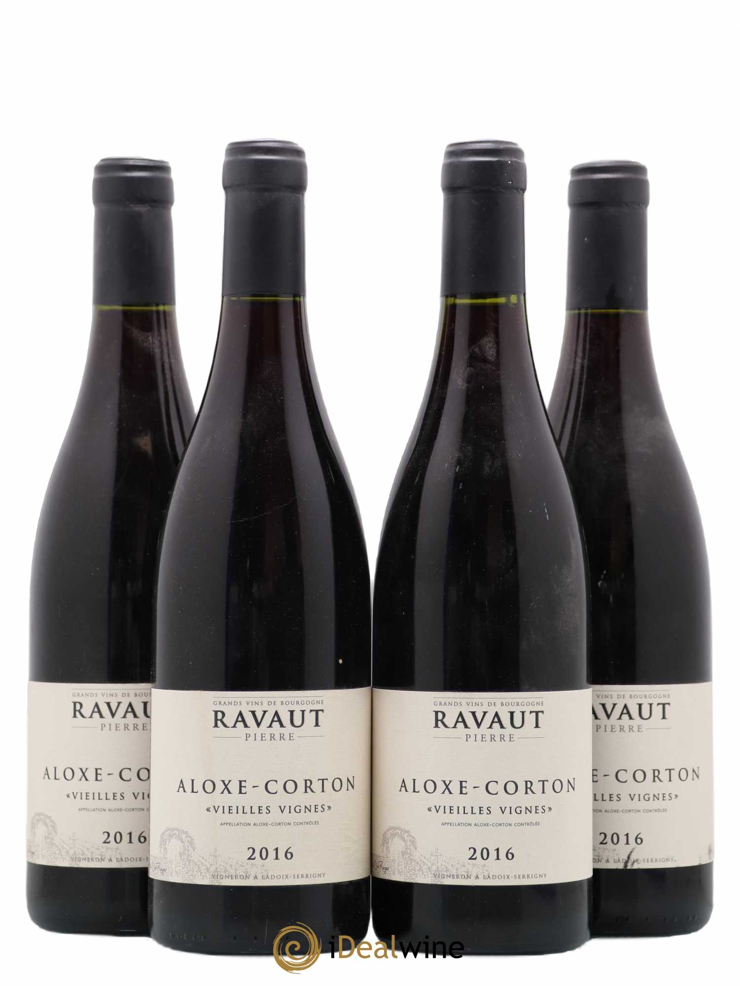 Aloxe-Corton Vieilles Vignes Pierre Ravaut 2016 - Lot de 4 bouteilles - 0
