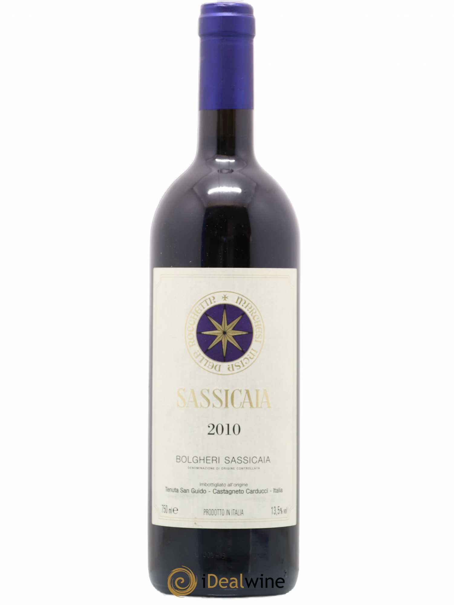 Bolgheri DOC Sassicaia Tenuta San Guido 2010 - Lot de 1 bouteille - 0