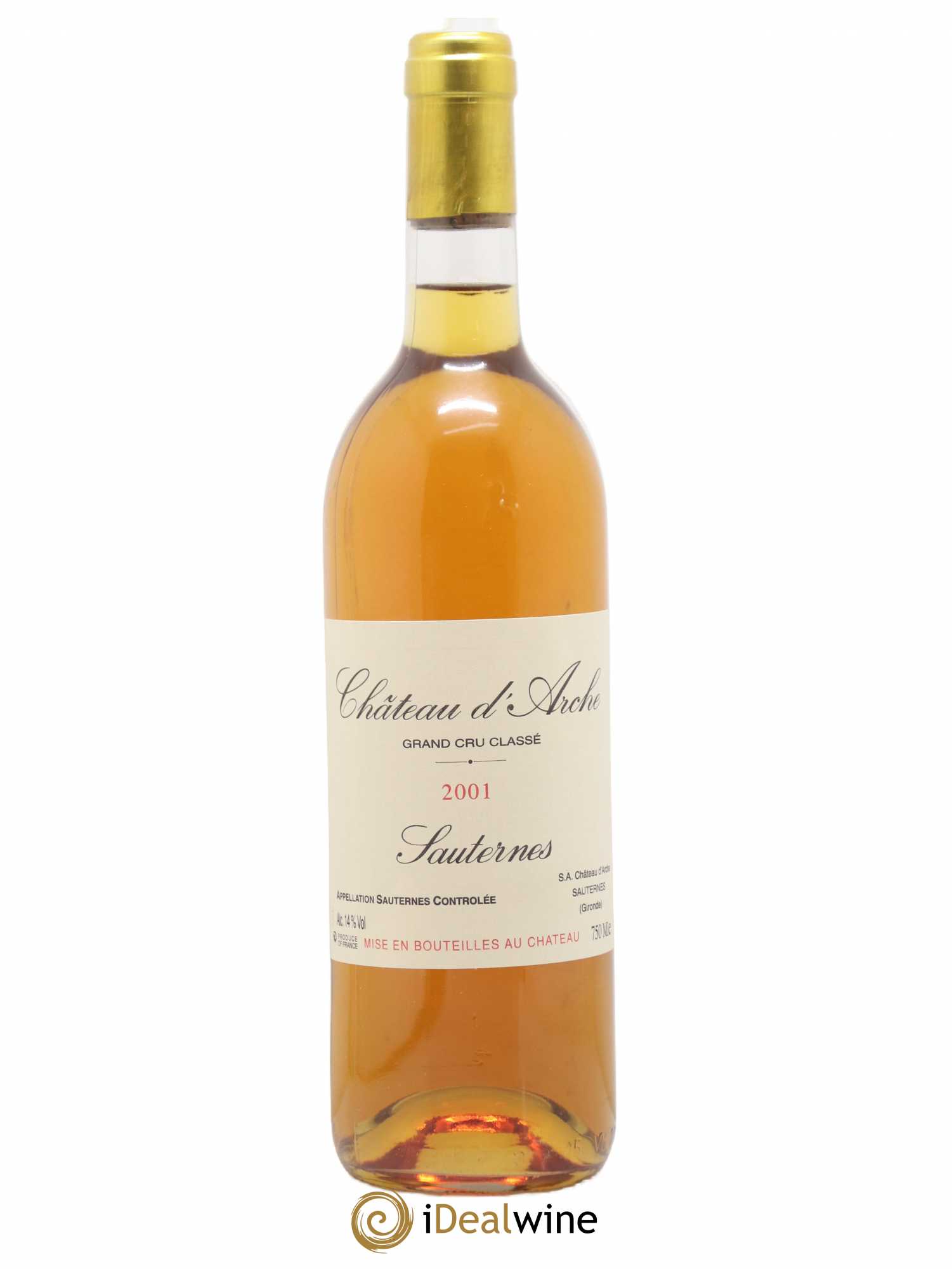 Château d' Arche 2ème Grand Cru Classé 2001 - Lotto di 1 bottiglia - 0