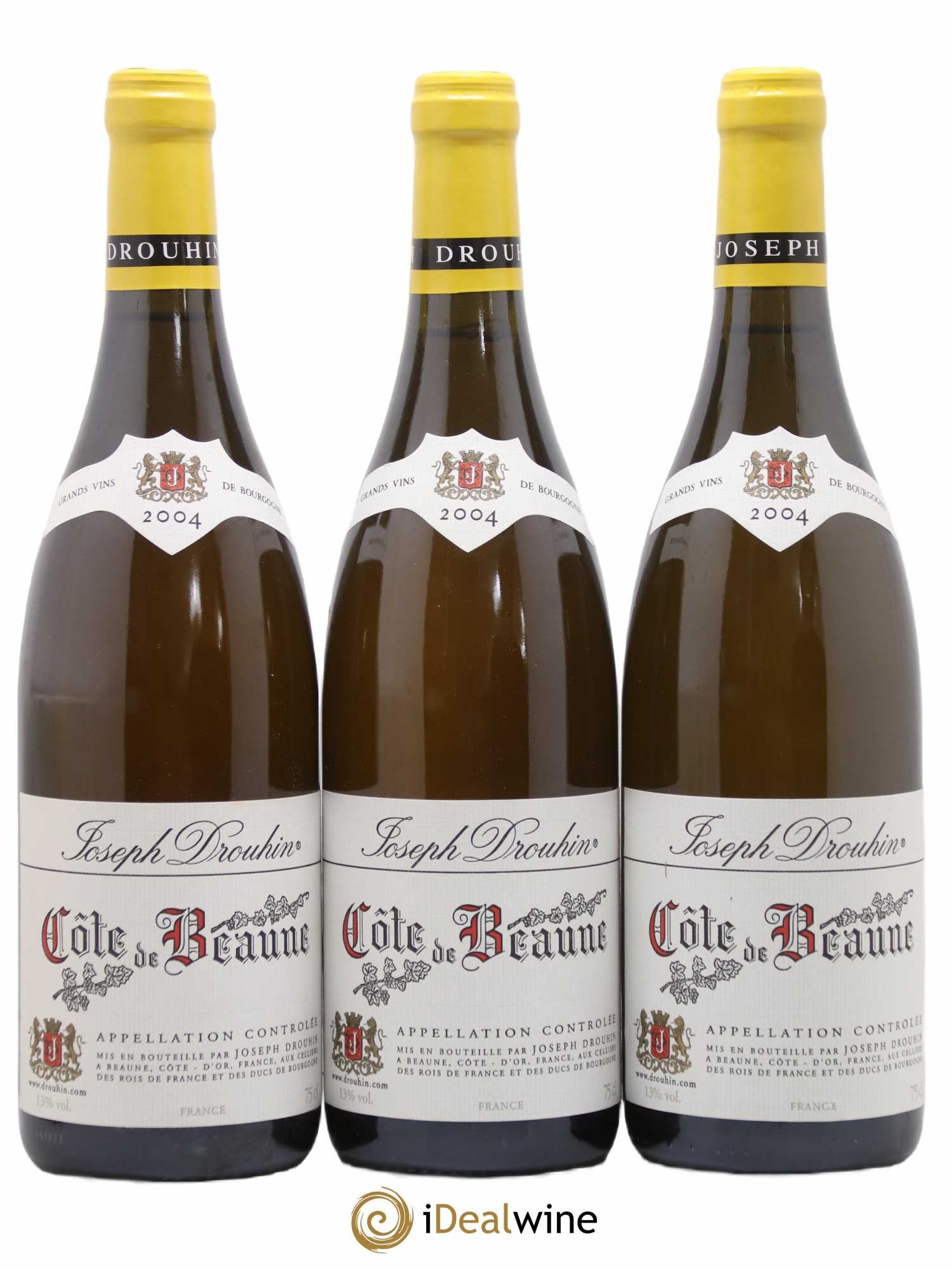 Côte de Beaune Joseph Drouhin 2004 - Lot de 3 bouteilles - 0