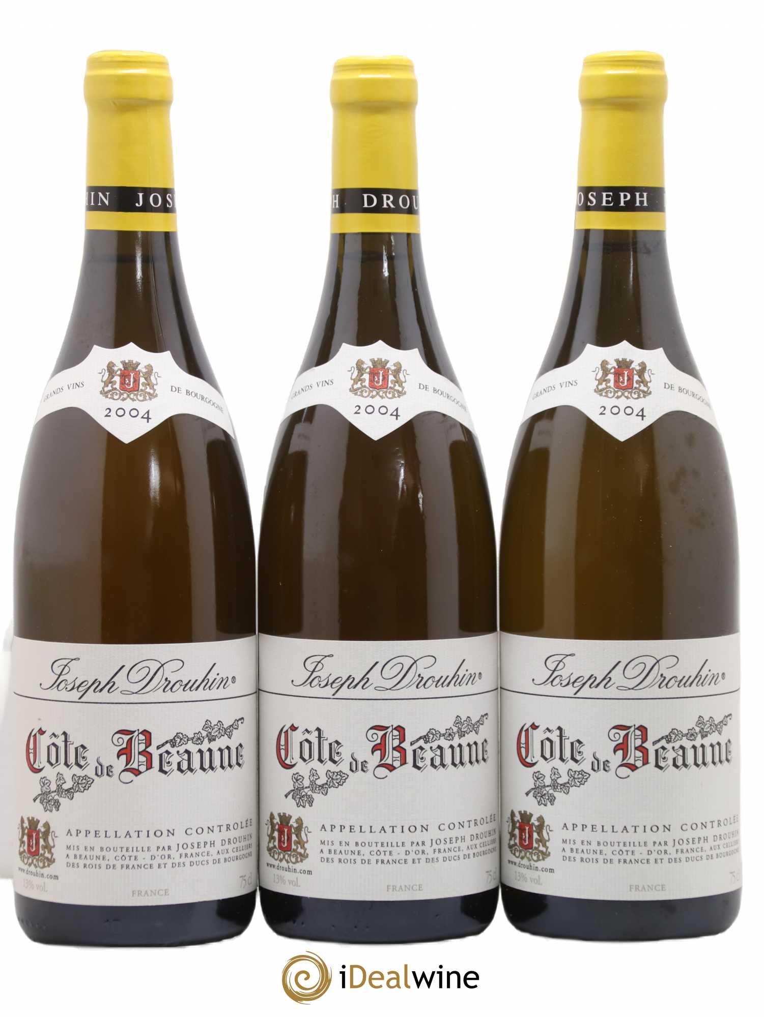 Côte de Beaune Joseph Drouhin 2004 - Lot de 3 bouteilles - 0