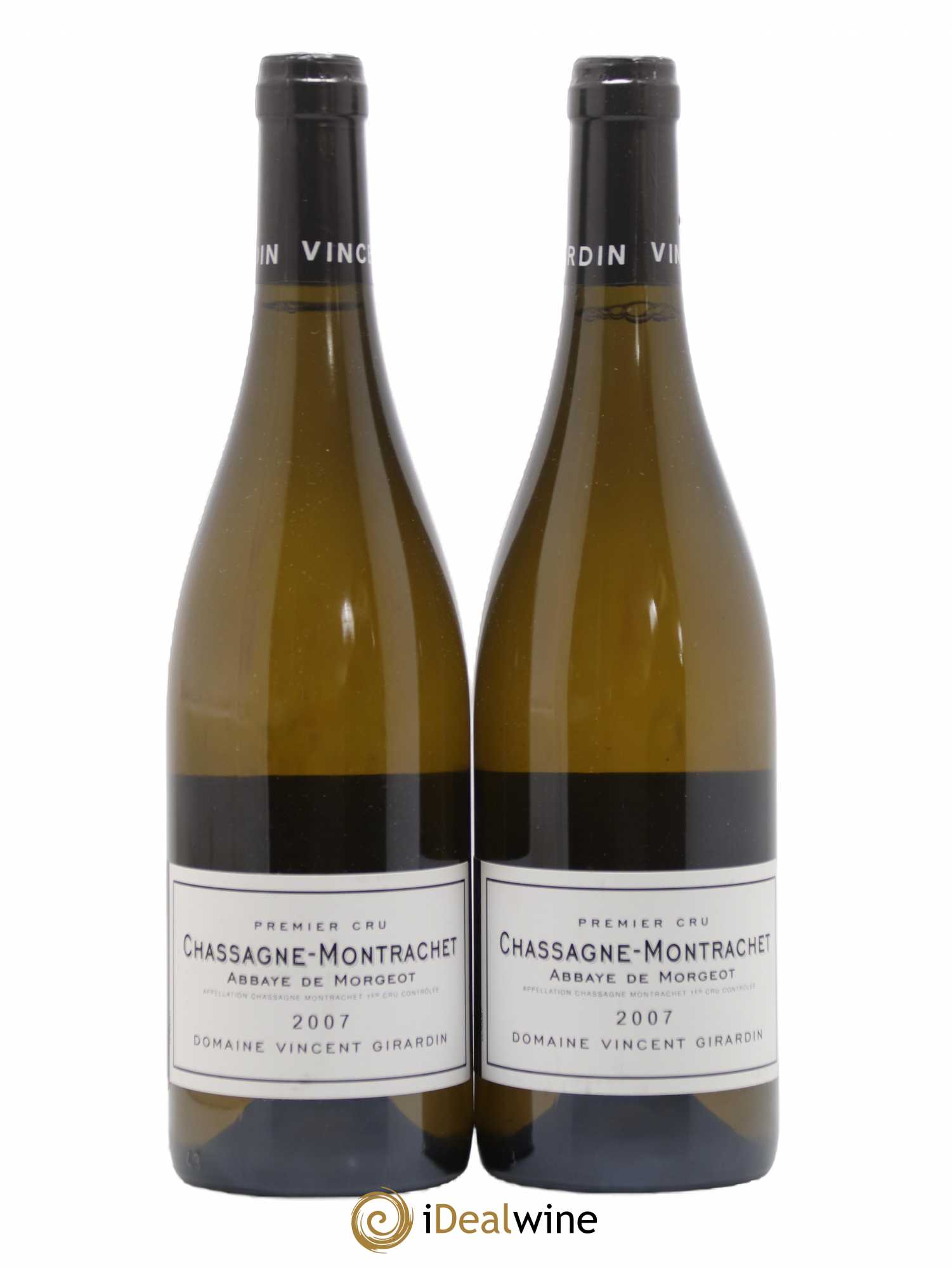 Chassagne-Montrachet 1er Cru Abbaye de Morgeot Vincent Girardin (Domaine) 2007 - Lot de 2 bouteilles - 0