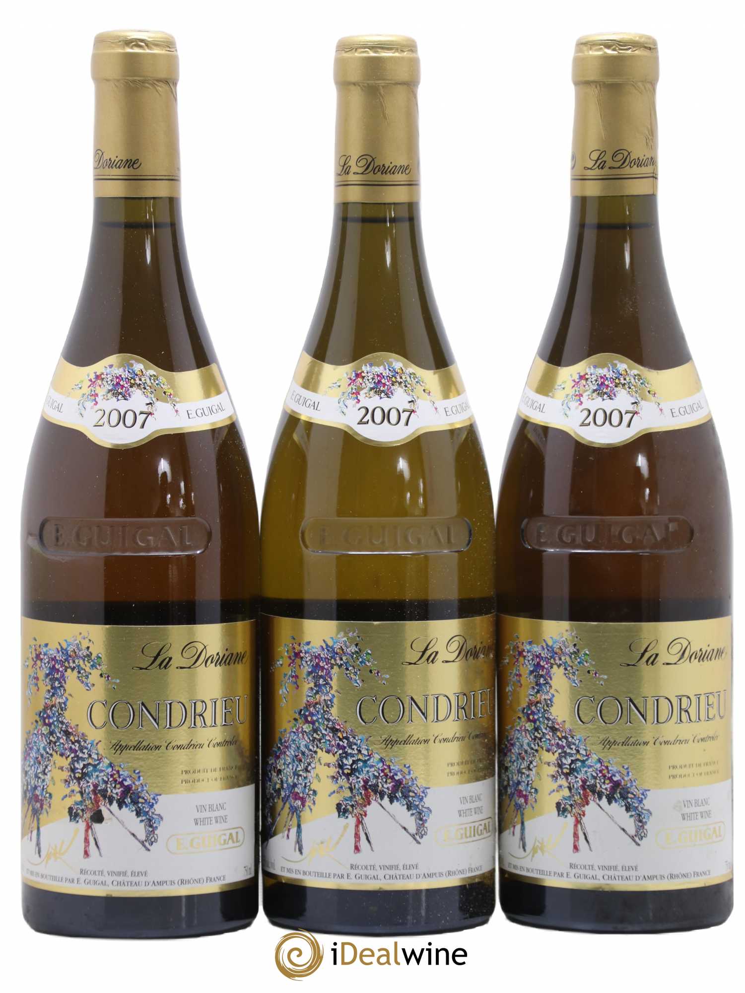 Condrieu La Doriane Guigal 2007 - Lot de 3 bouteilles - 0