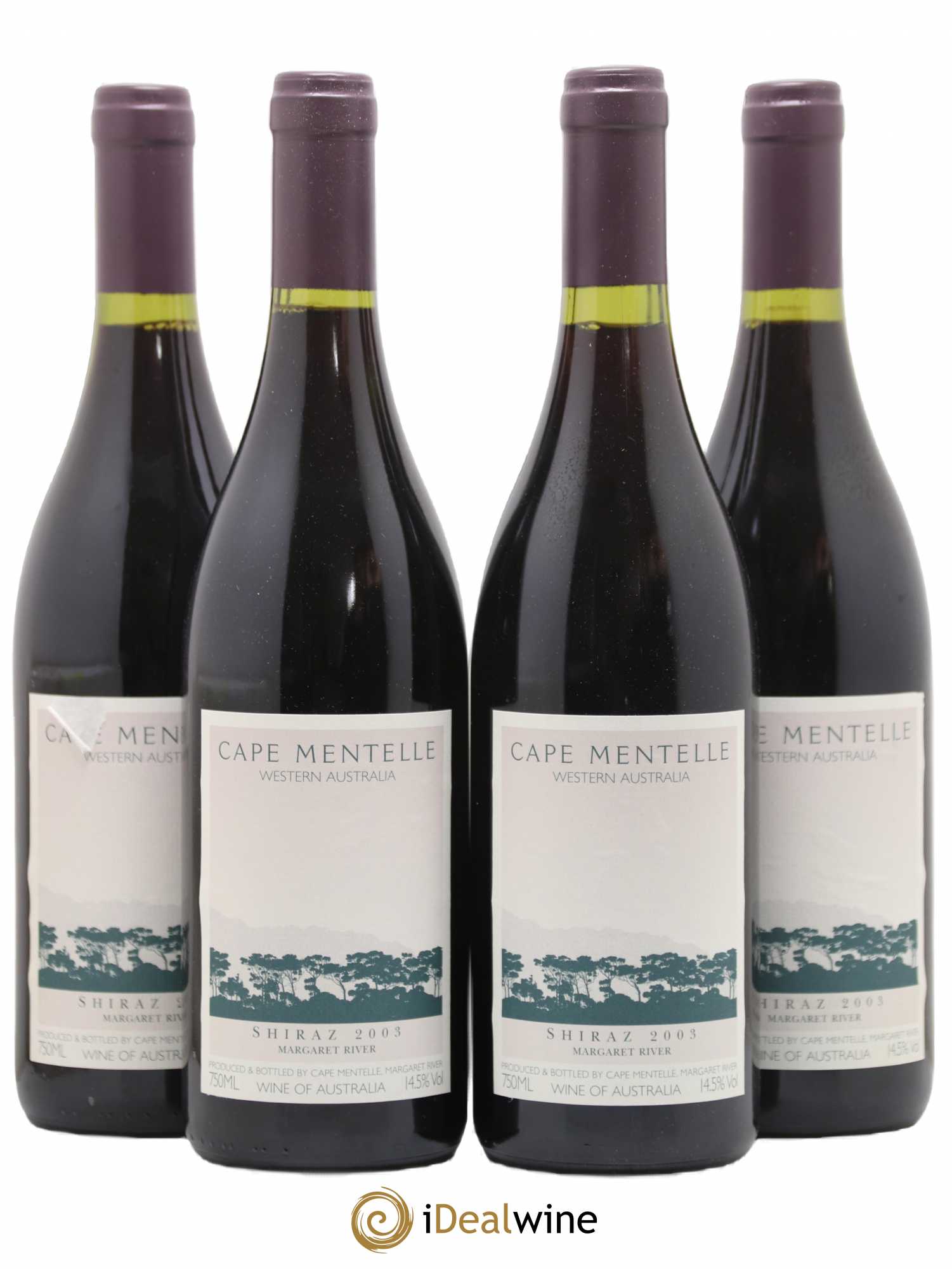 Australie Margaret River Cape Mentelle 2003 - Posten von 4 Flaschen - 0
