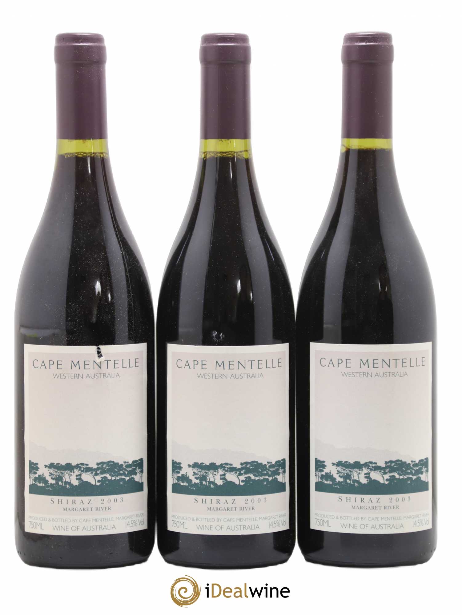 Australie Margaret River Cap Mentelle 2003 - Posten von 3 Flaschen - 0