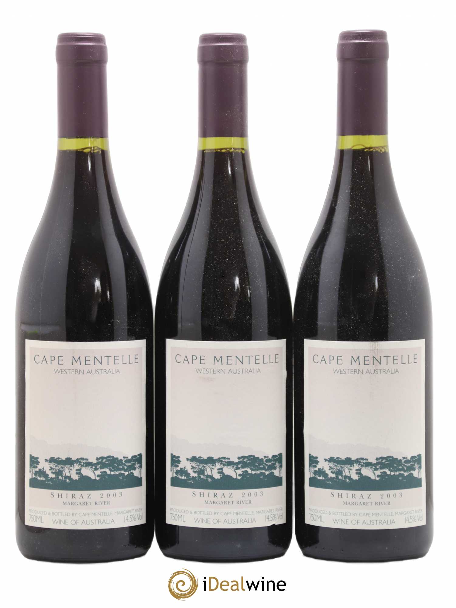 Australie Margaret River Cap Mentelle 2003 - Posten von 3 Flaschen - 0