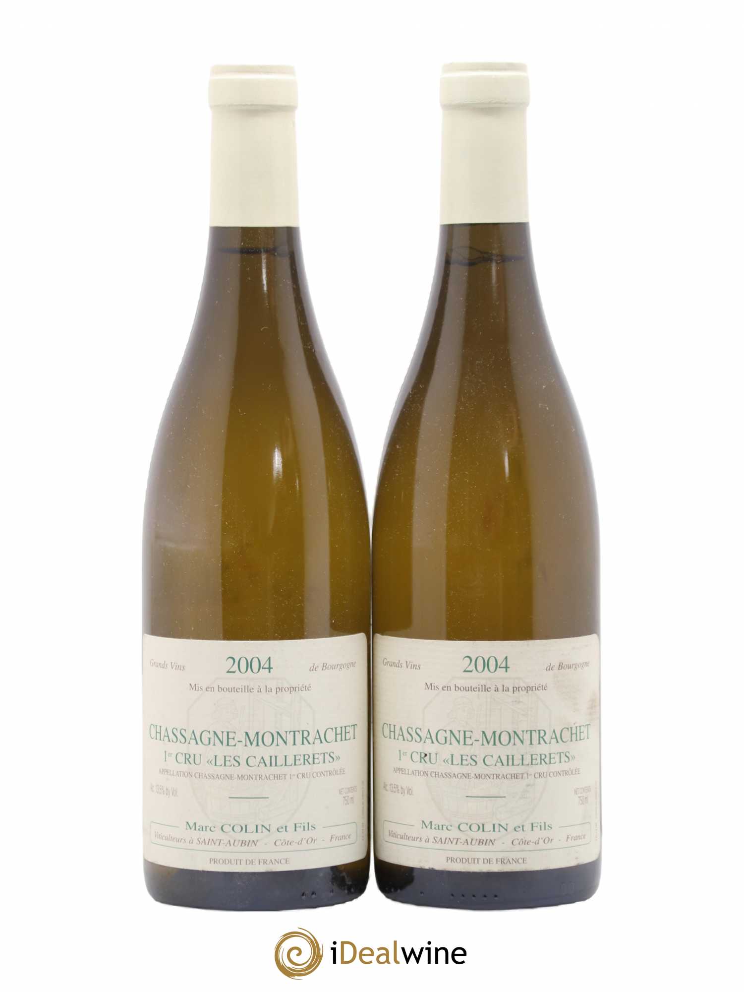Chassagne-Montrachet 1er Cru Les Caillerets Marc Colin & Fils 2004 - Lot de 2 bouteilles - 0