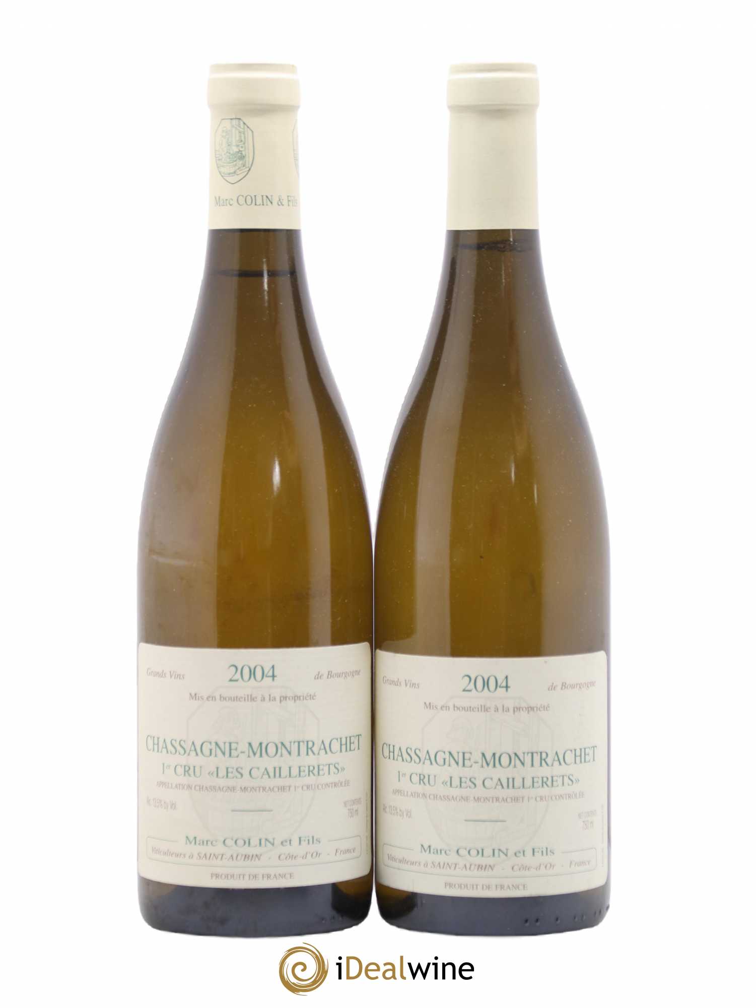 Chassagne-Montrachet 1er Cru Les Caillerets Marc Colin & Fils 2004 - Lot de 2 bouteilles - 0