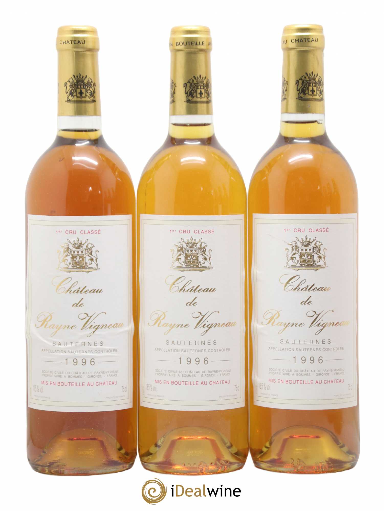 Château de Rayne Vigneau 1er Grand Cru Classé 1996 - Lotto di 6 bottiglie - 1
