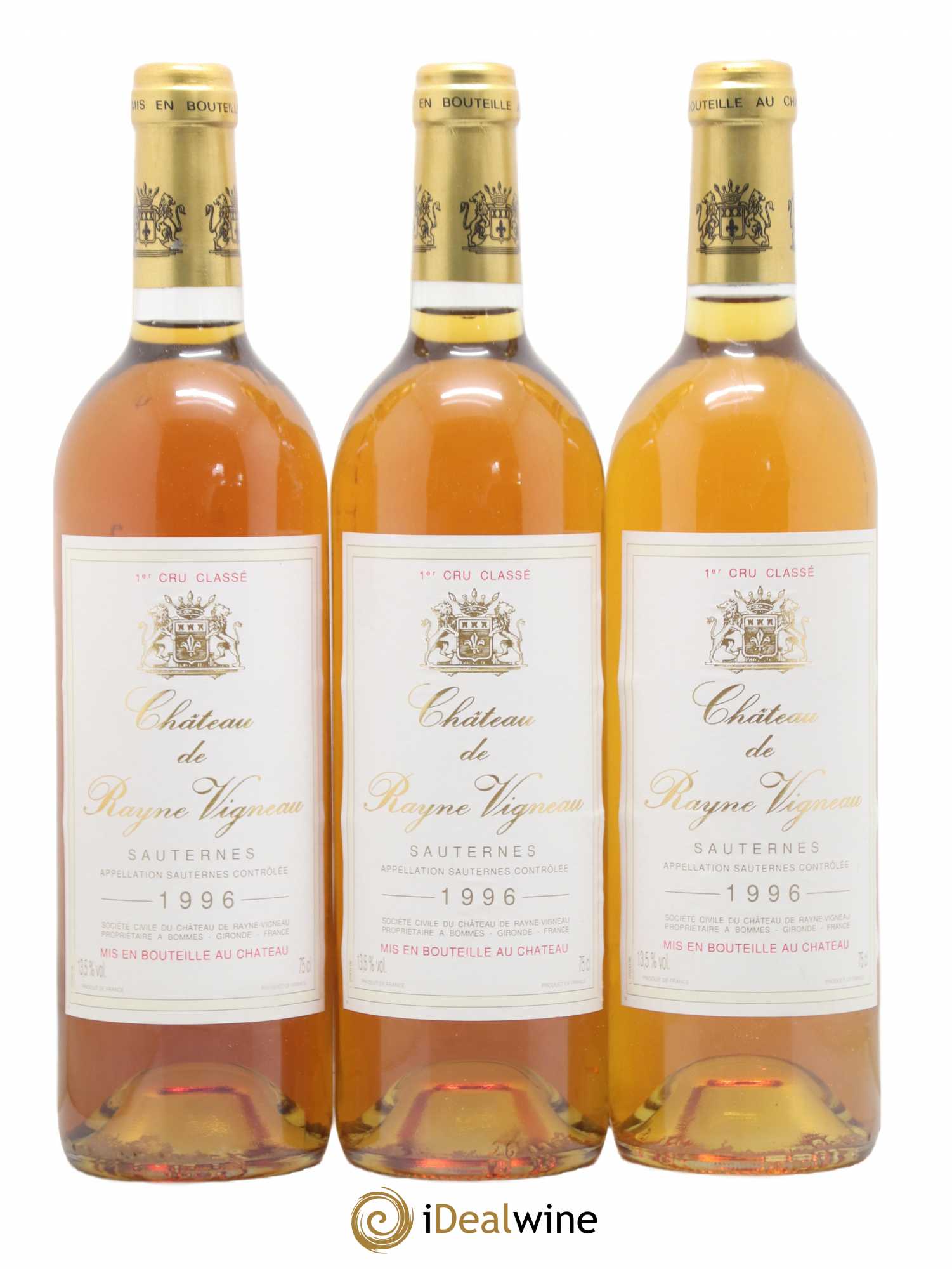 Château de Rayne Vigneau 1er Grand Cru Classé 1996 - Lotto di 6 bottiglie - 2
