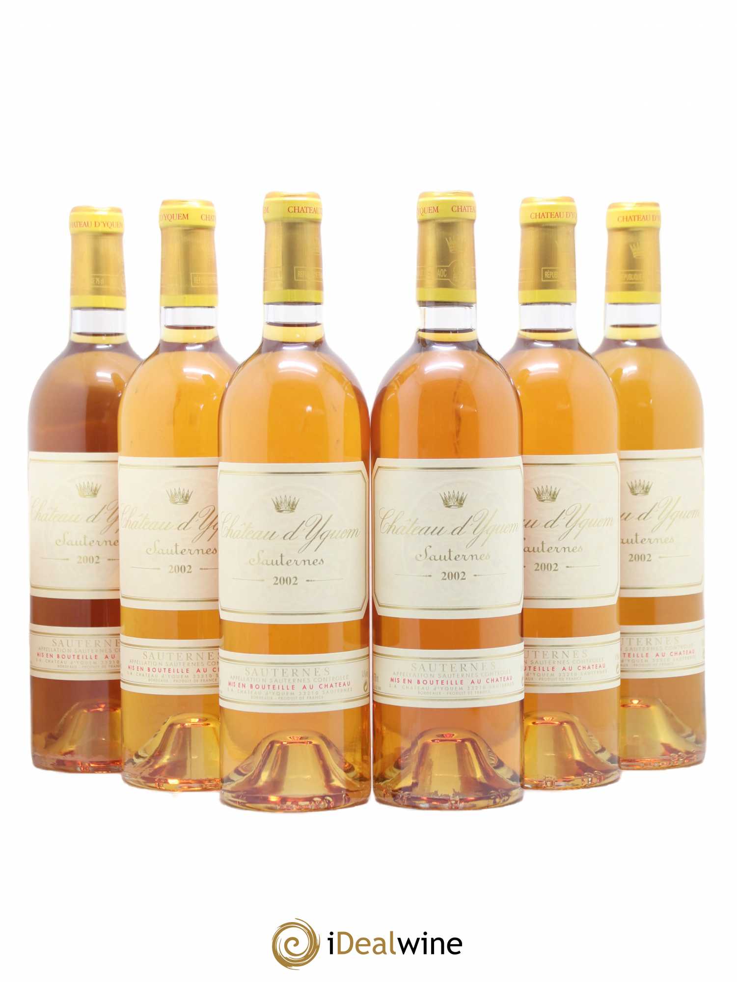 Château d' Yquem 1er Cru Classé Supérieur 2002 - Lotto di 6 bottiglie - 0