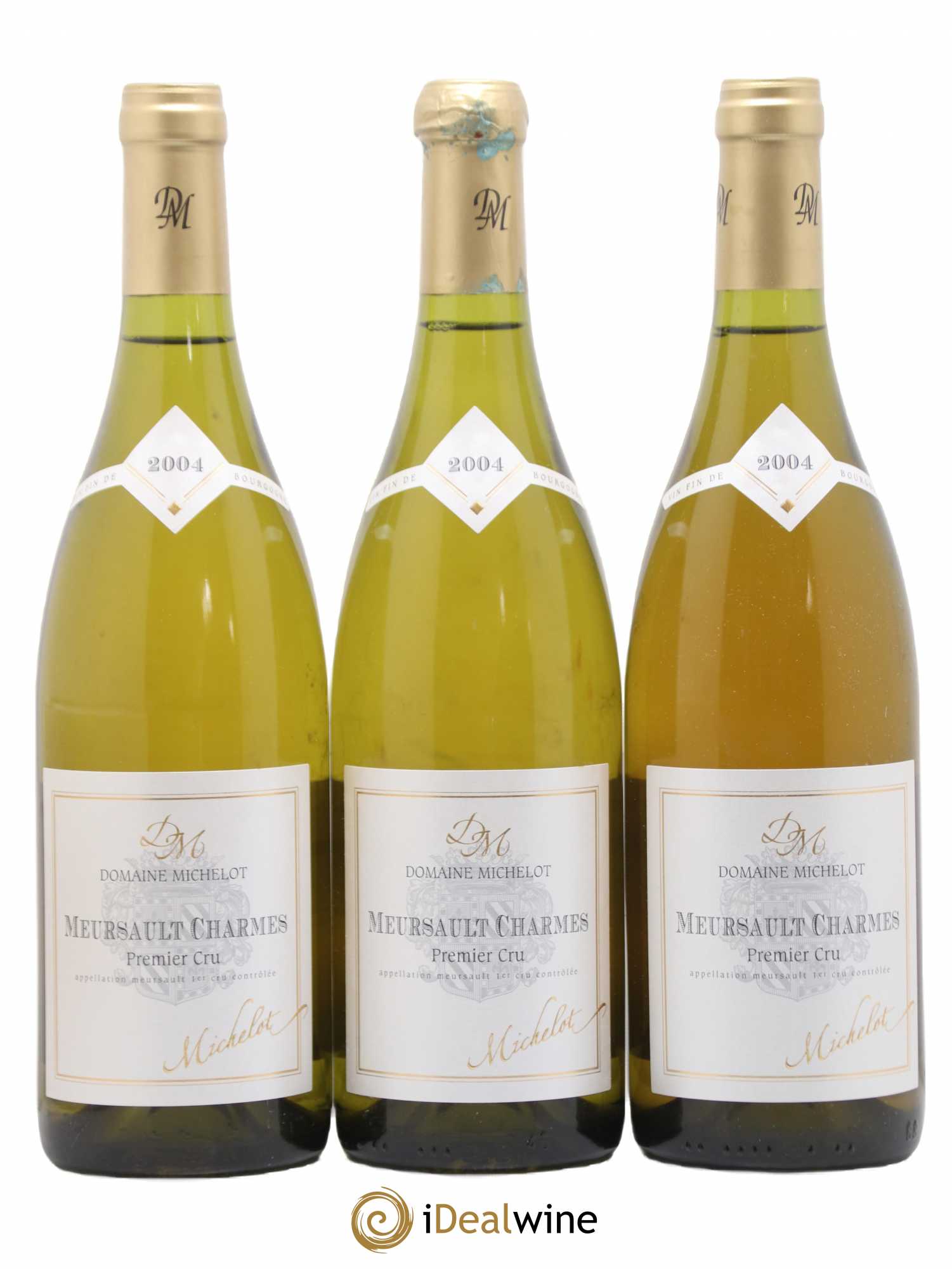Meursault 1er Cru Charmes Domaine Michelot 2004 - Lot de 3 bouteilles - 0