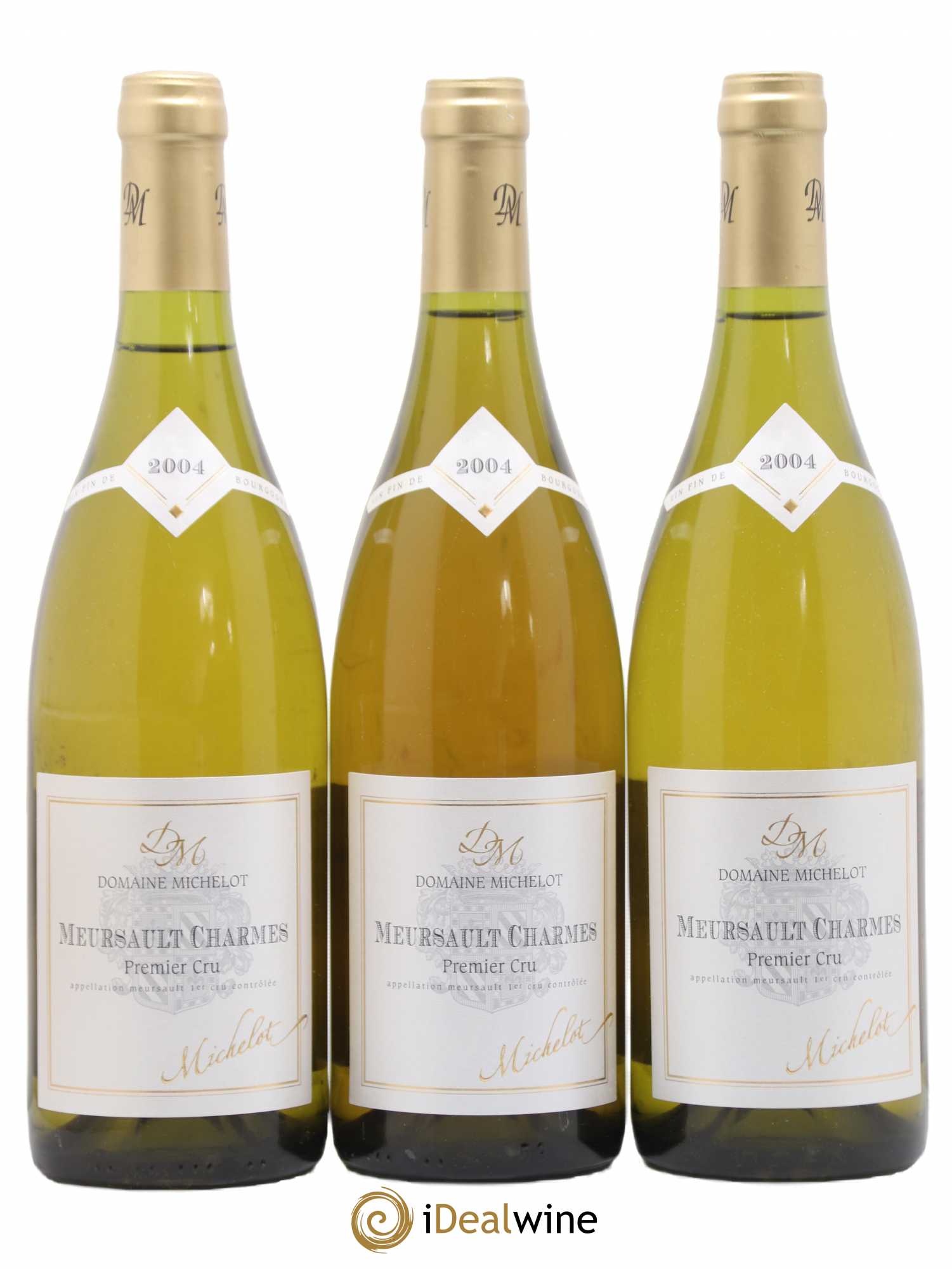 Meursault 1er Cru Charmes Domaine Michelot 2004 - Lot de 3 bouteilles - 0