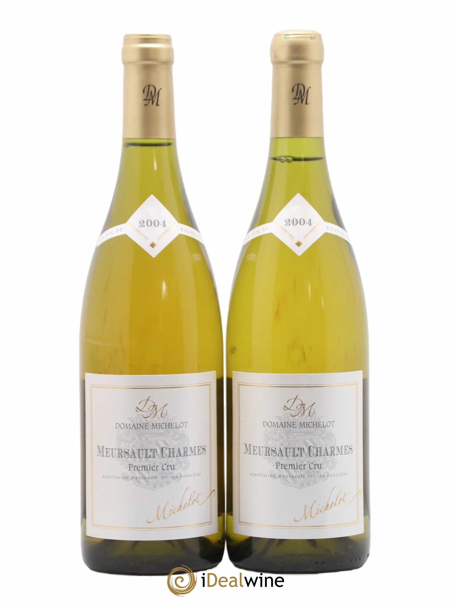 Meursault 1er Cru Charmes Domaine Michelot 2004 - Lot de 2 bouteilles - 0