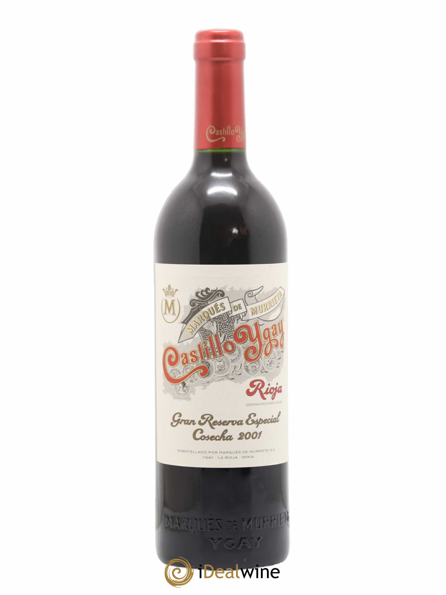 Rioja DOCA Castillo Ygay Reserva Especial Marqués de Murrieta 2001 - Lot de 1 bouteille - 0