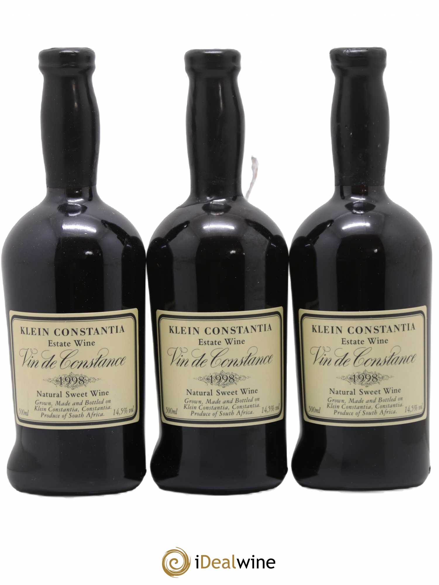 Vin de Constance Klein Constantia L. Jooste 50CL 1998 - Lot de 3 bouteilles - 0