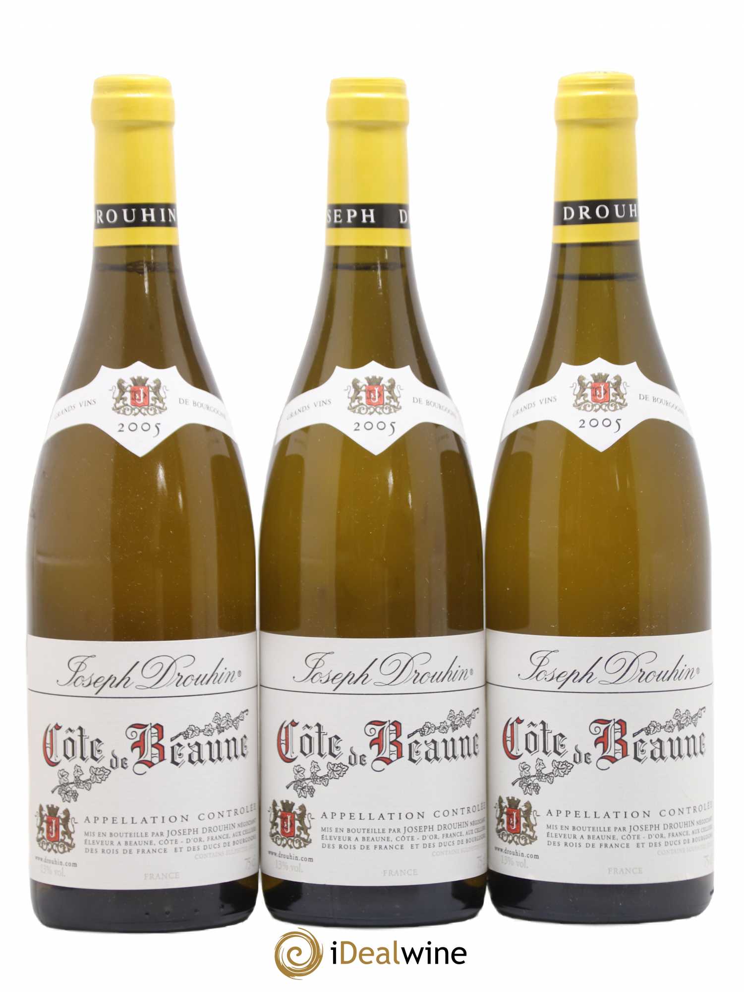 Côte de Beaune Joseph Drouhin 2005 - Lot de 3 bouteilles - 0