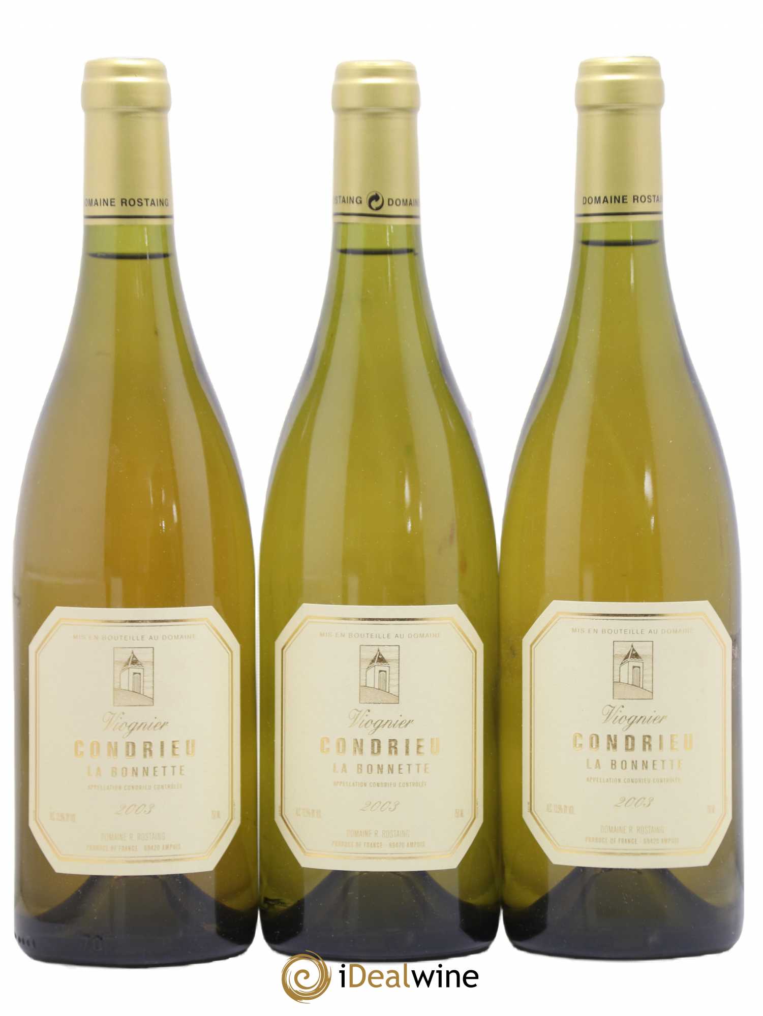 Condrieu La Bonnette René Rostaing 2003 - Lotto di 3 bottiglie - 0