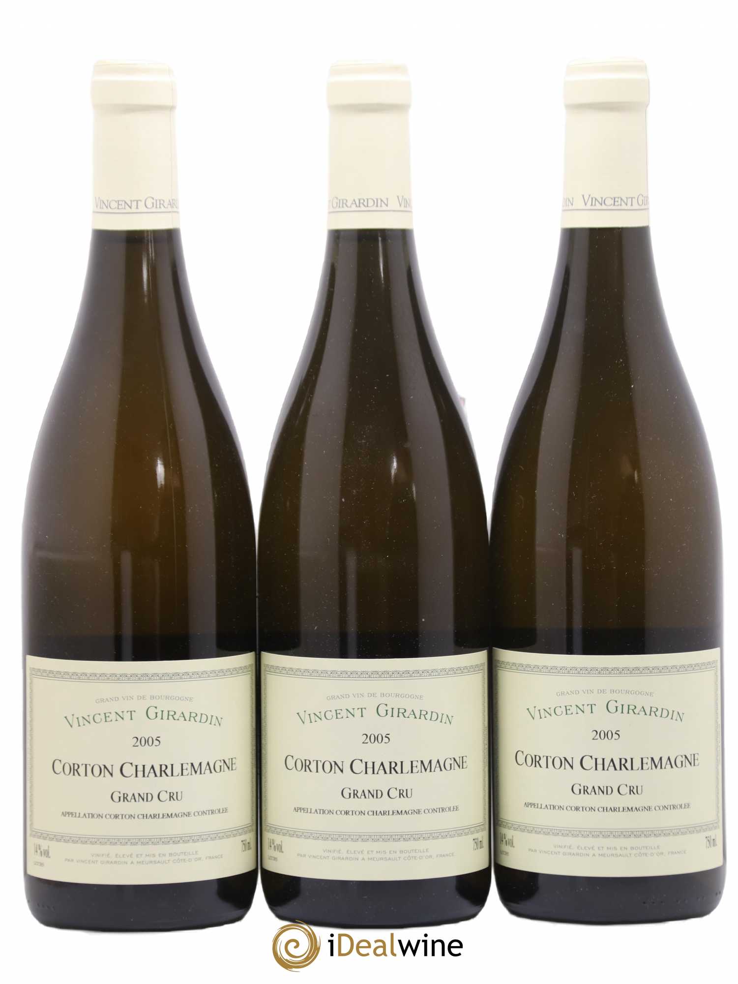 Corton-Charlemagne Grand Cru Vincent Girardin (Domaine) 2005 - Lot de 3 bouteilles - 0