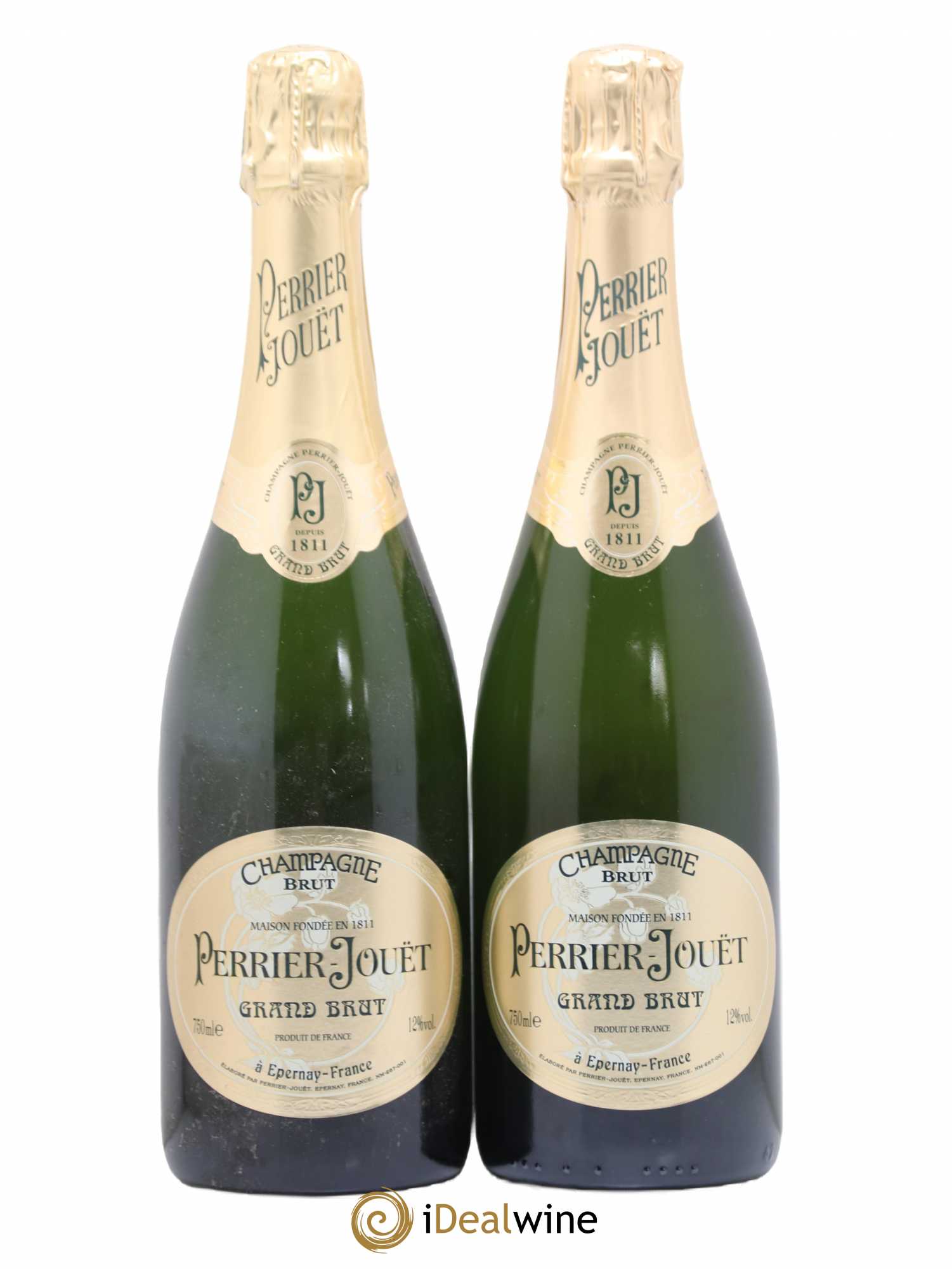 Grand Brut Perrier-Jouët - Lot de 2 bouteilles - 0