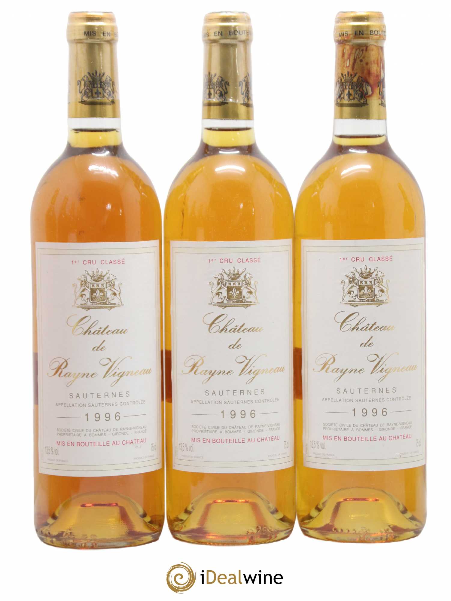 Château de Rayne Vigneau 1er Grand Cru Classé 1996 - Lot de 12 bouteilles - 2