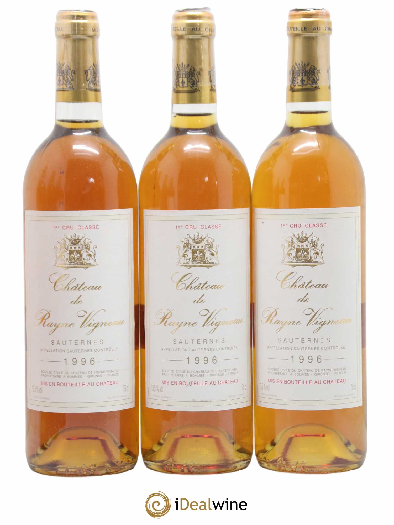 Château de Rayne Vigneau 1er Grand Cru Classé 1996 - Lot de 12 bouteilles - 3
