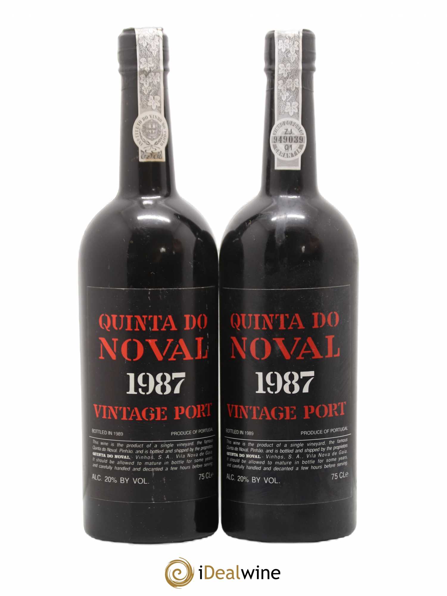 Porto Quinta Do Noval Vintage 1987 - Lot de 2 bouteilles - 0