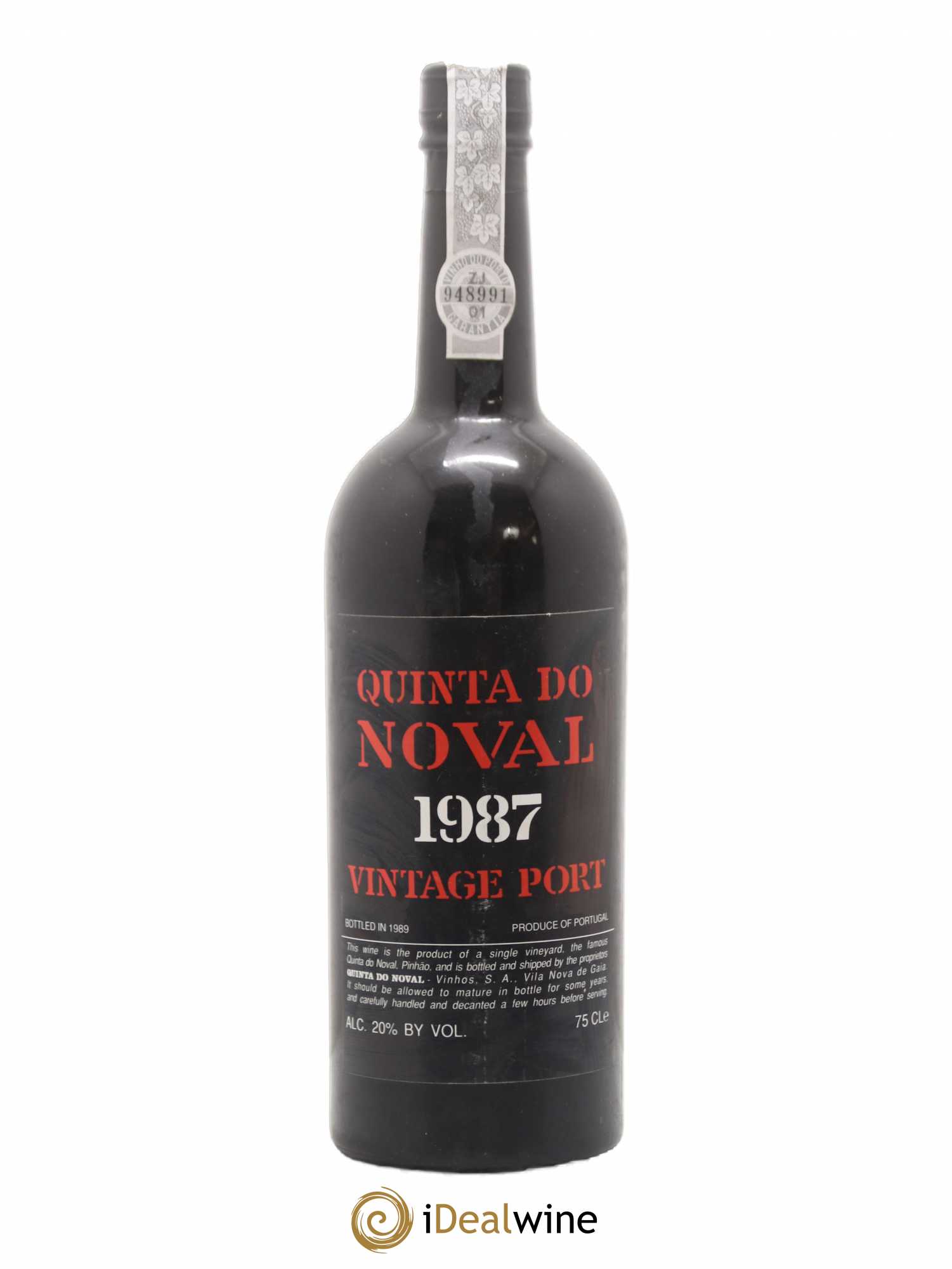 Porto Quinta Do Noval Vintage 1987 - Lot de 1 bouteille - 0