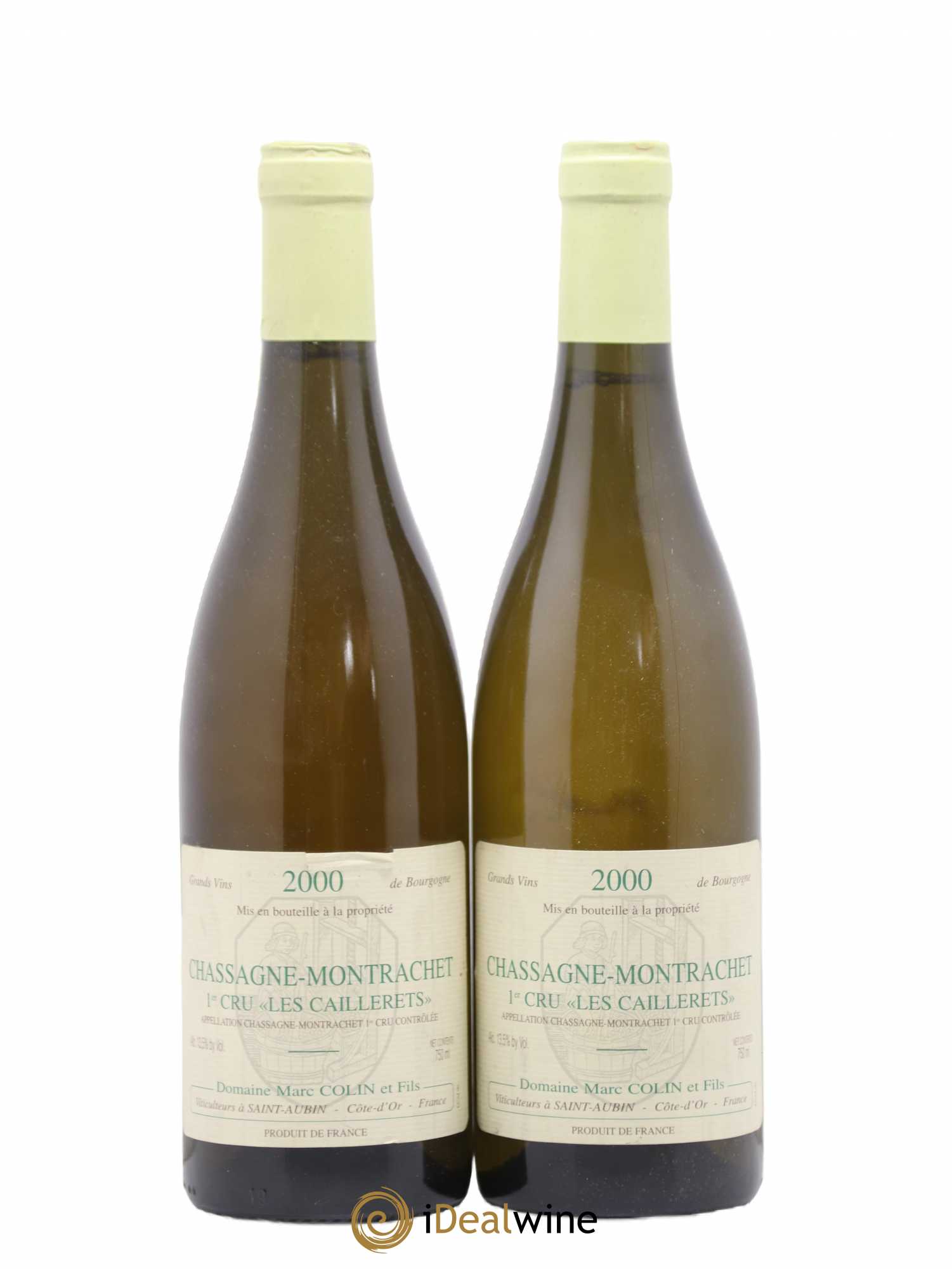 Chassagne-Montrachet 1er Cru Les Caillerets Marc Colin & Fils 2000 - Lot de 2 bouteilles - 0
