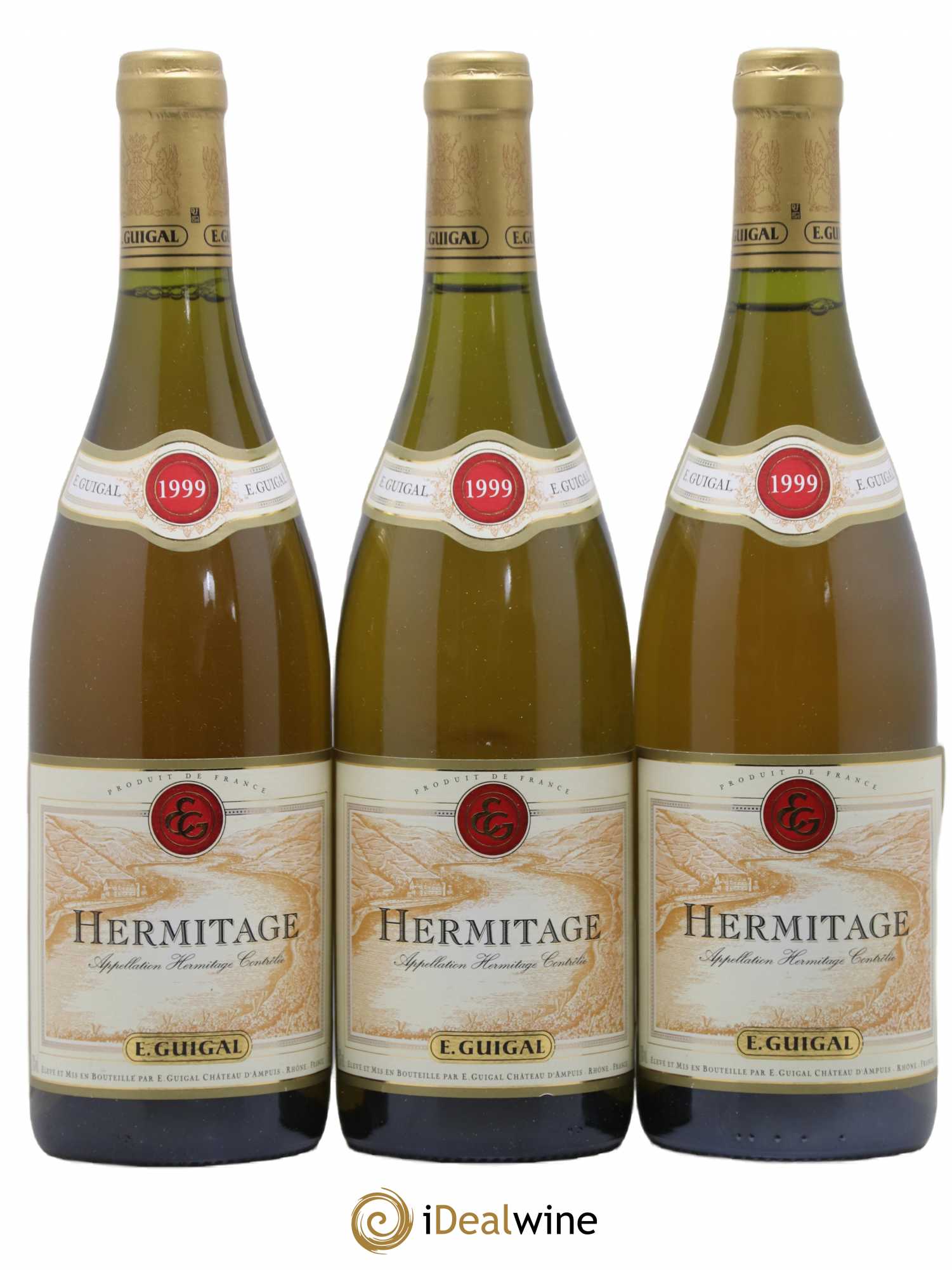 Hermitage Guigal 1999 - Lot de 3 bouteilles - 0