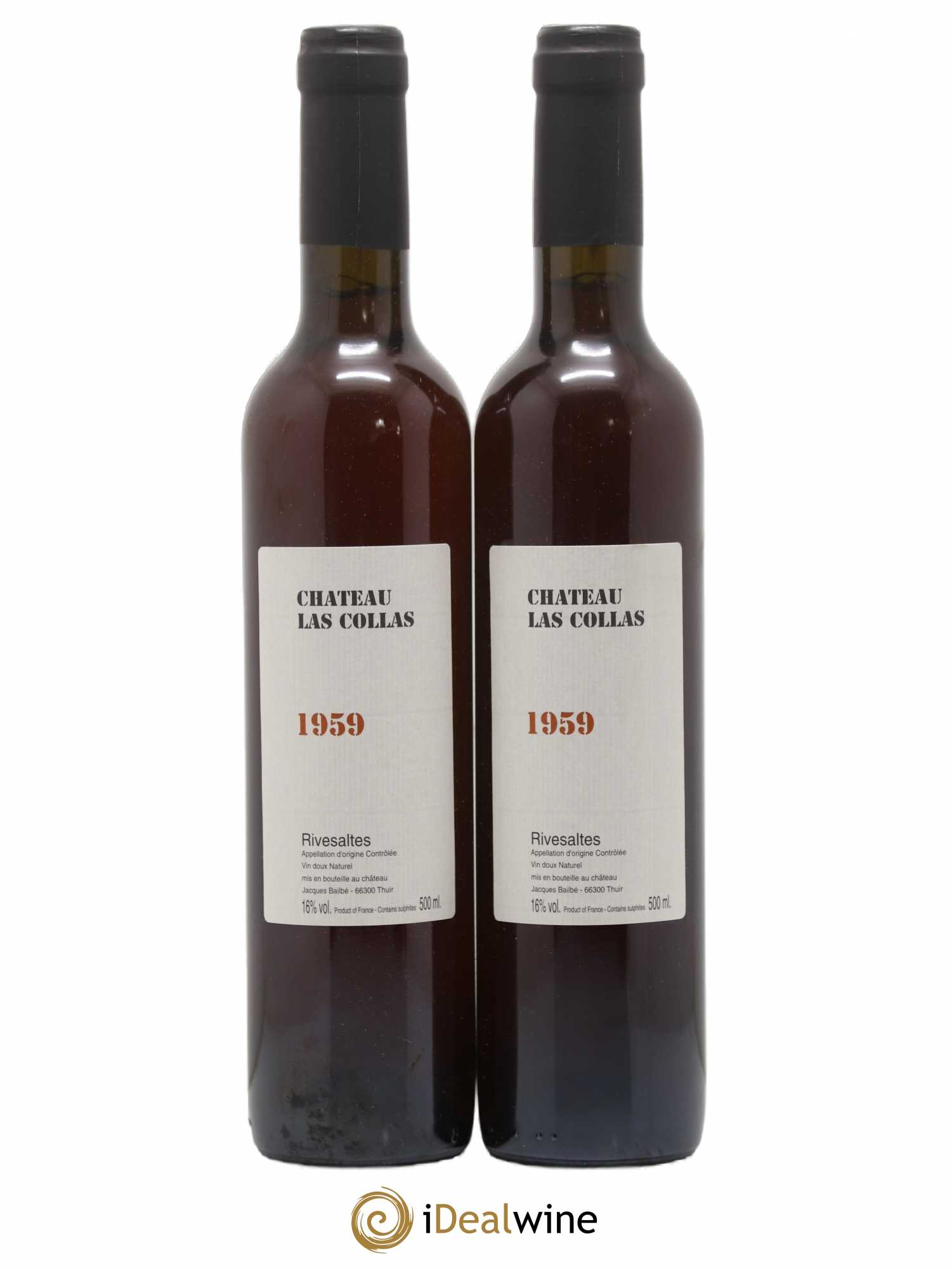 Rivesaltes 1959 - Posten von 2 Flaschen - 0